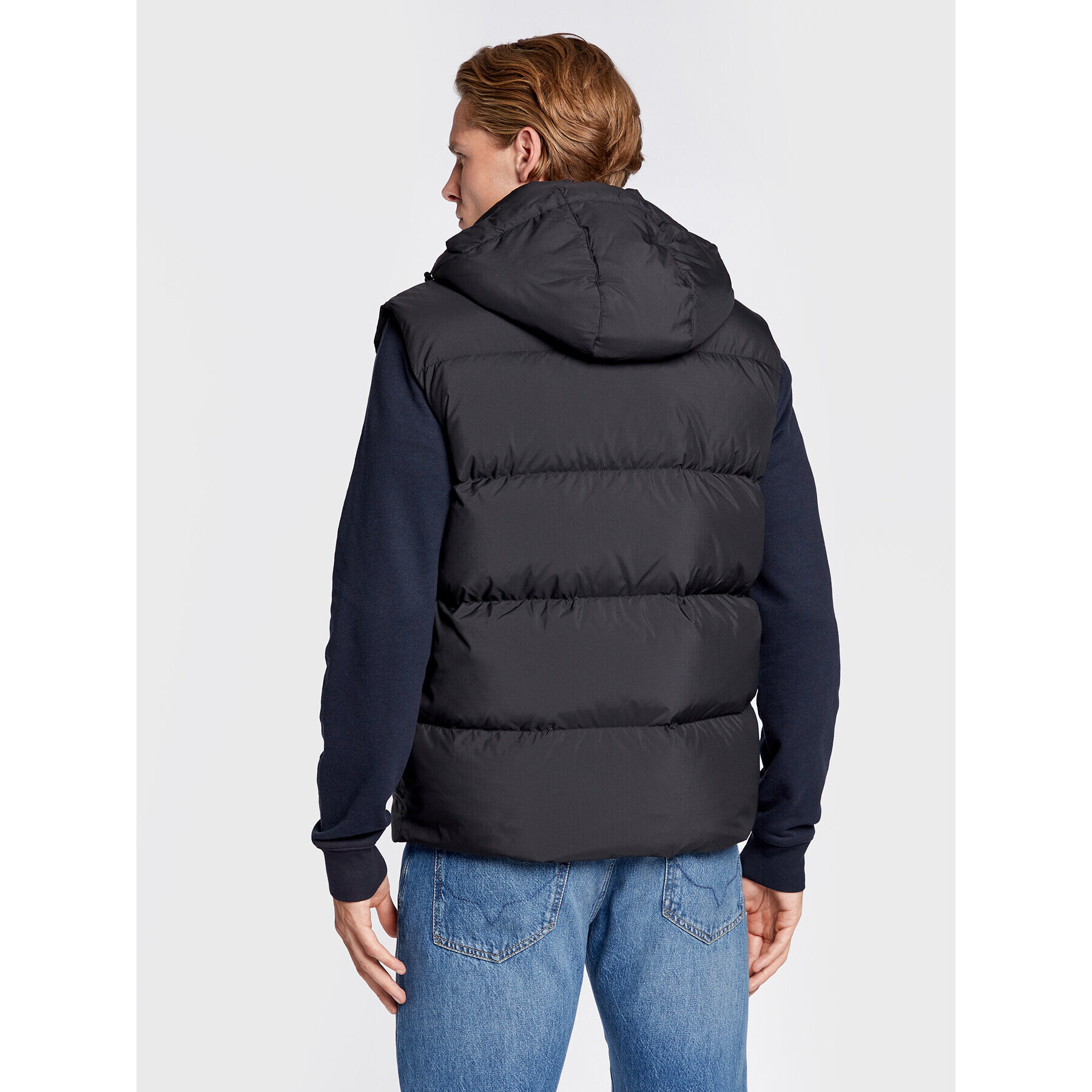 Tommy Jeans Елек Essential DM0DM15449 Черен Regular Fit - Pepit.bg