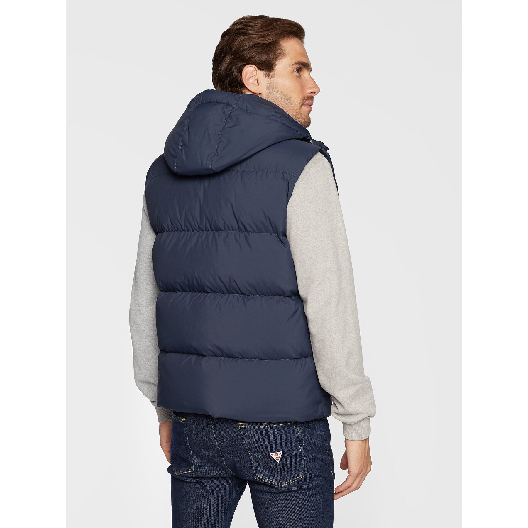 Tommy Jeans Елек Essential DM0DM15449 Тъмносин Regular Fit - Pepit.bg