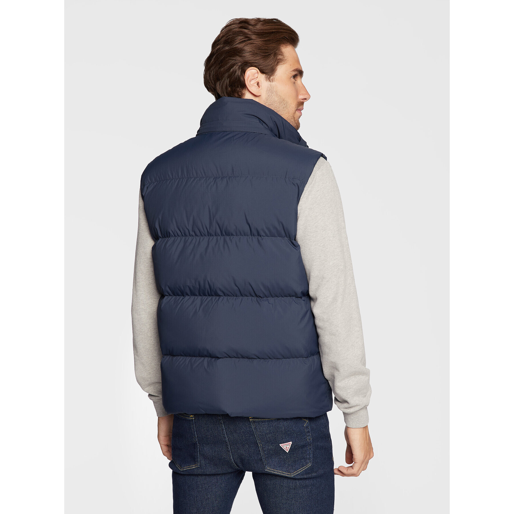 Tommy Jeans Елек Essential DM0DM15449 Тъмносин Regular Fit - Pepit.bg