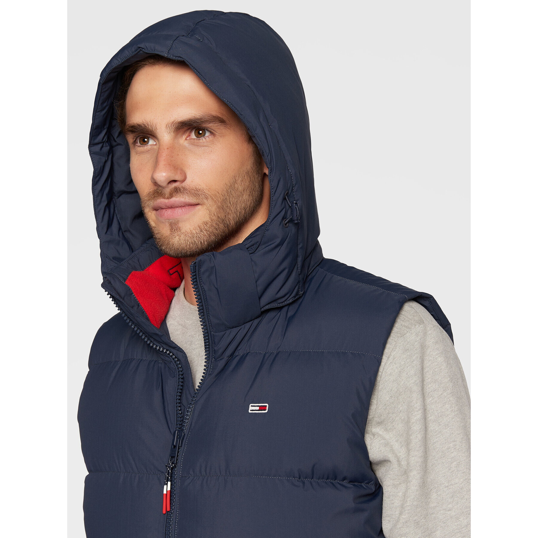 Tommy Jeans Елек Essential DM0DM15449 Тъмносин Regular Fit - Pepit.bg