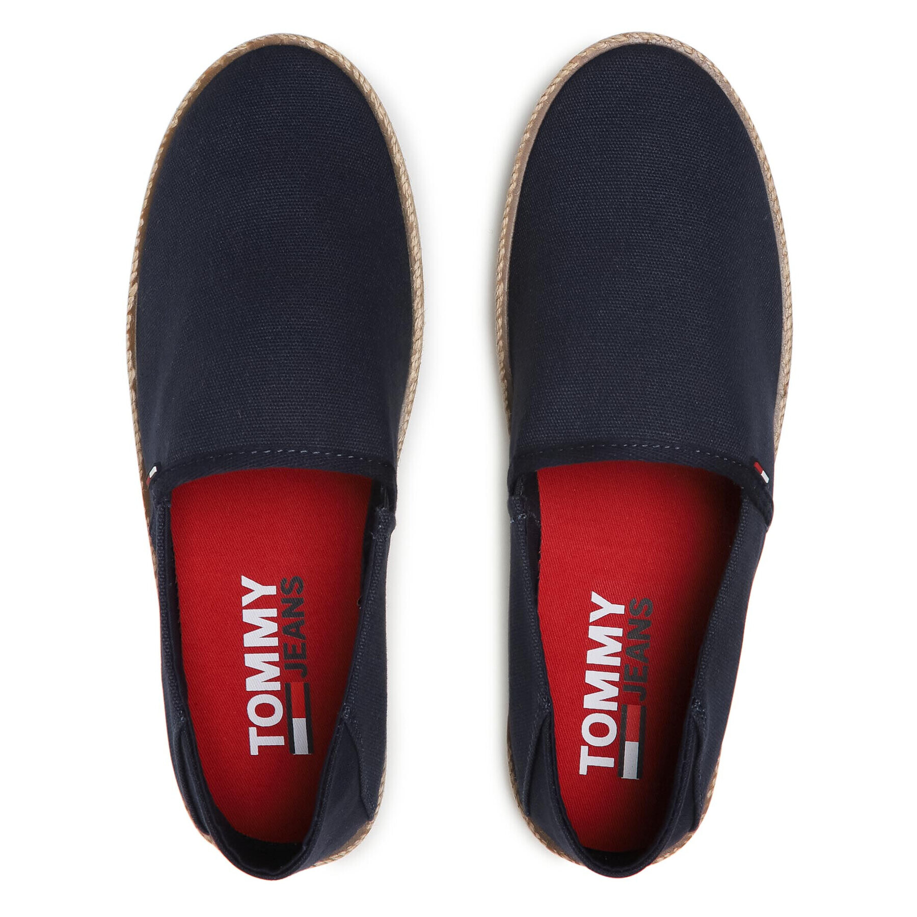 Tommy Jeans Еспадрили Essential Espadrille EM0EM00677 Тъмносин - Pepit.bg