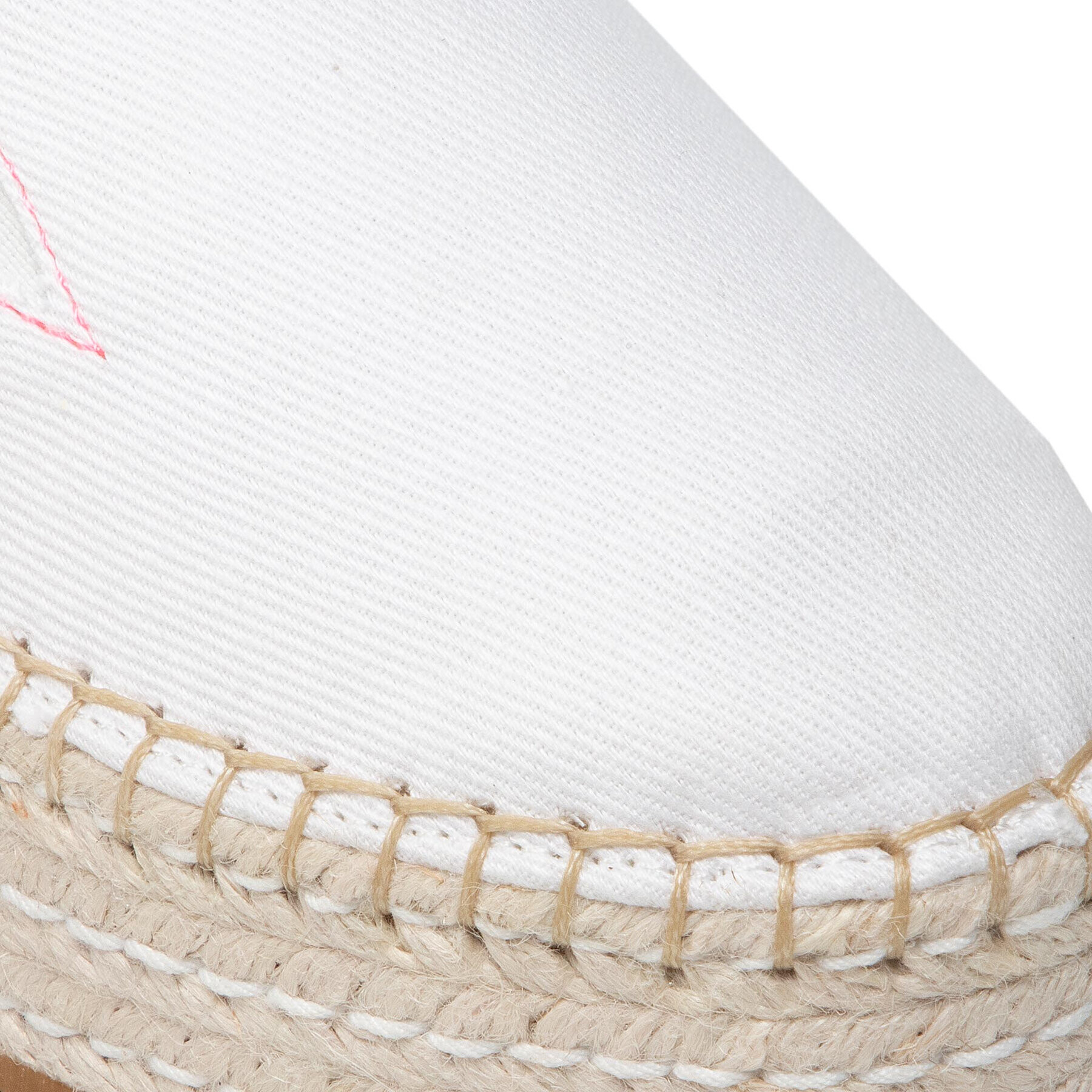 Tommy Jeans Еспадрили Flatform Espadrille EN0EN01832 Бял - Pepit.bg