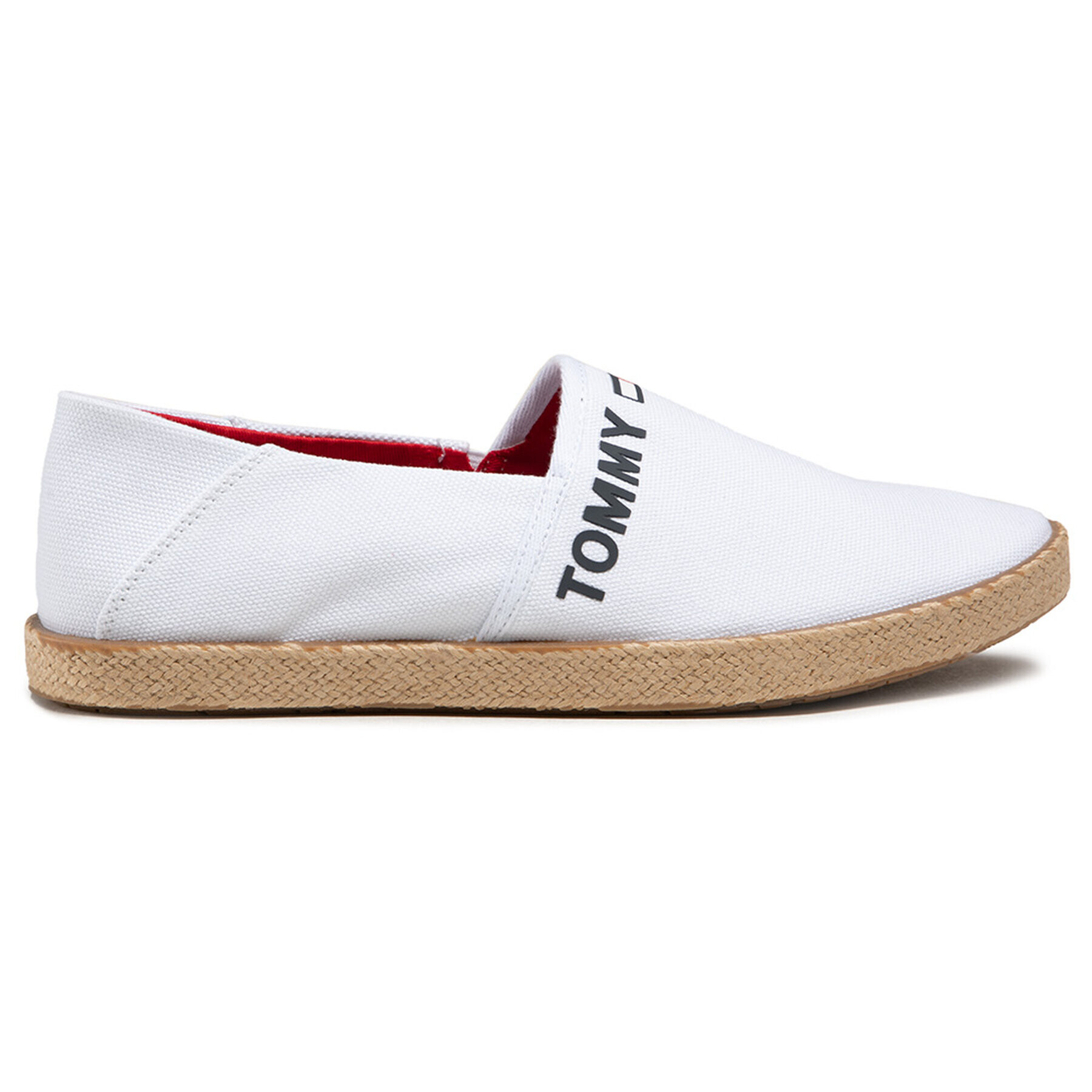 Tommy Jeans Еспадрили Logo Espadrille EM0EM00676 Бял - Pepit.bg