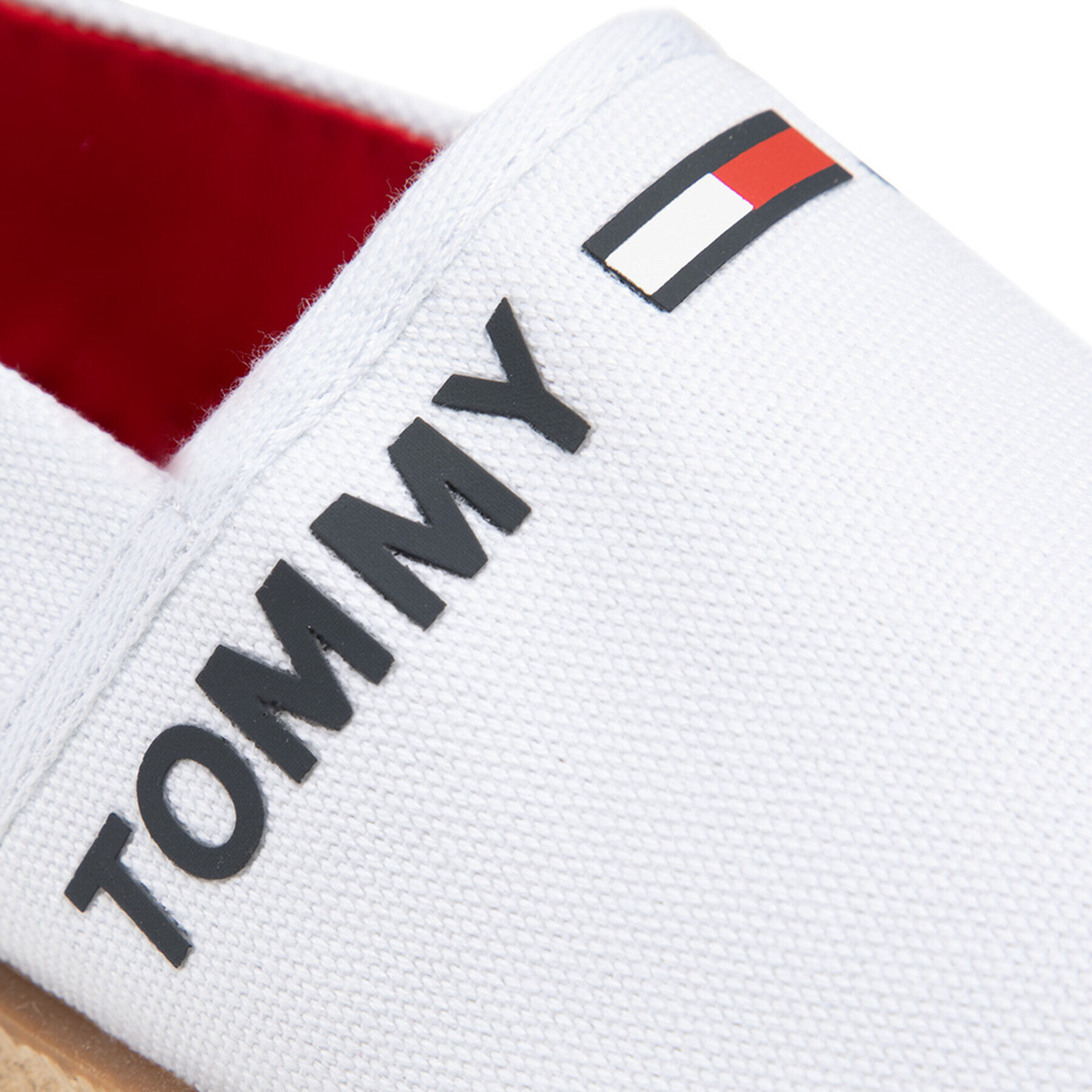Tommy Jeans Еспадрили Logo Espadrille EM0EM00676 Бял - Pepit.bg