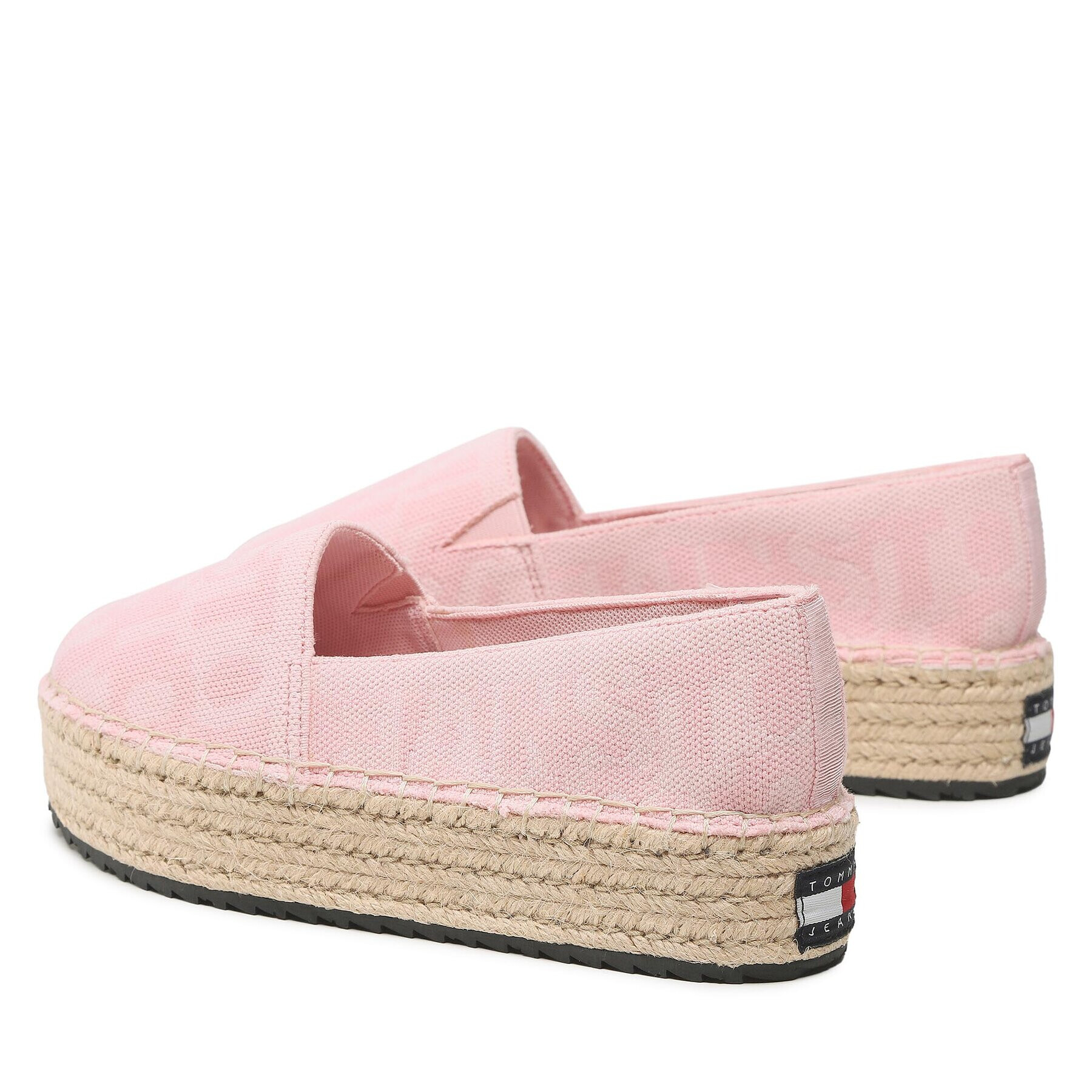 Tommy Jeans Еспадрили Logomania Espadrille EN0EN02079 Розов - Pepit.bg