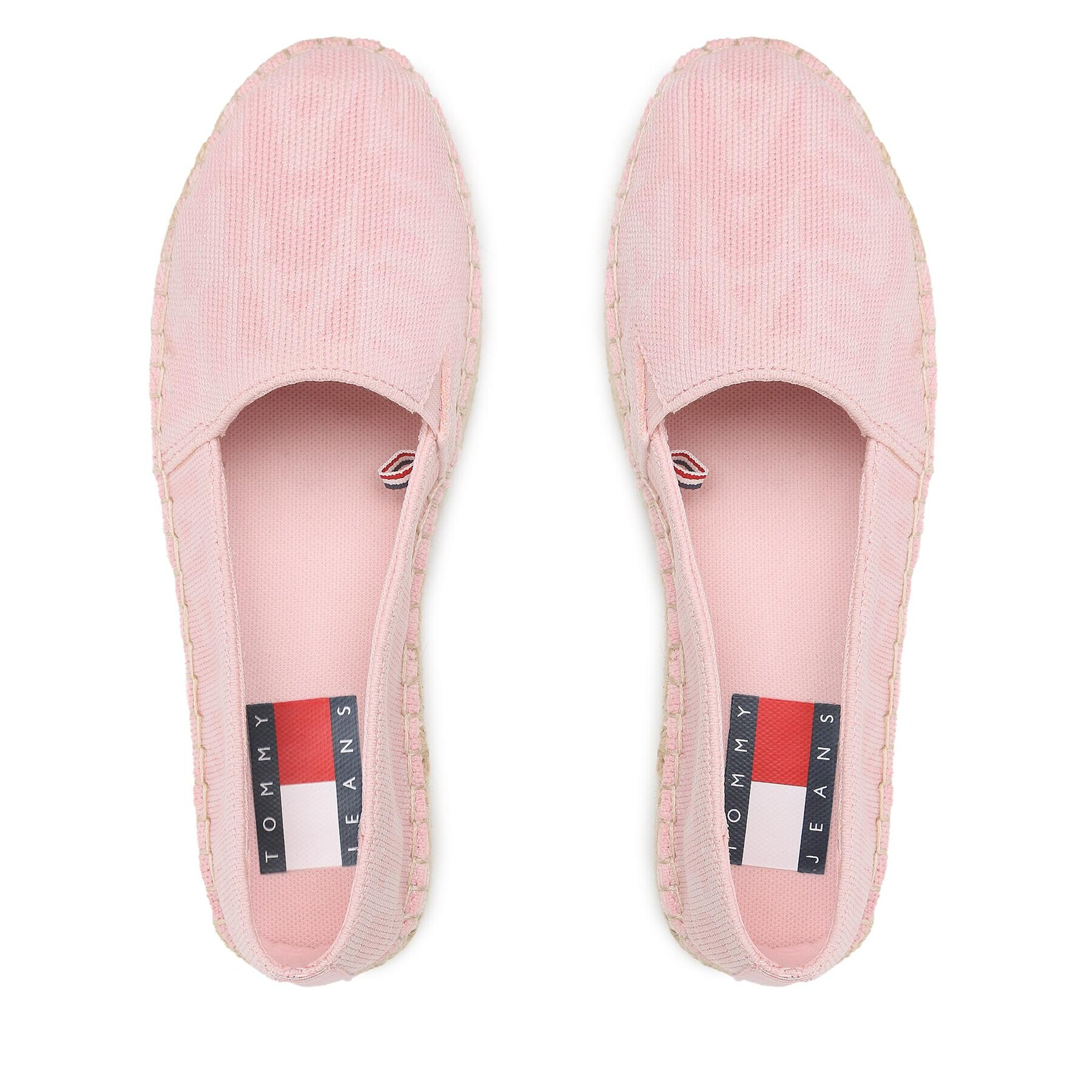 Tommy Jeans Еспадрили Logomania Espadrille EN0EN02079 Розов - Pepit.bg