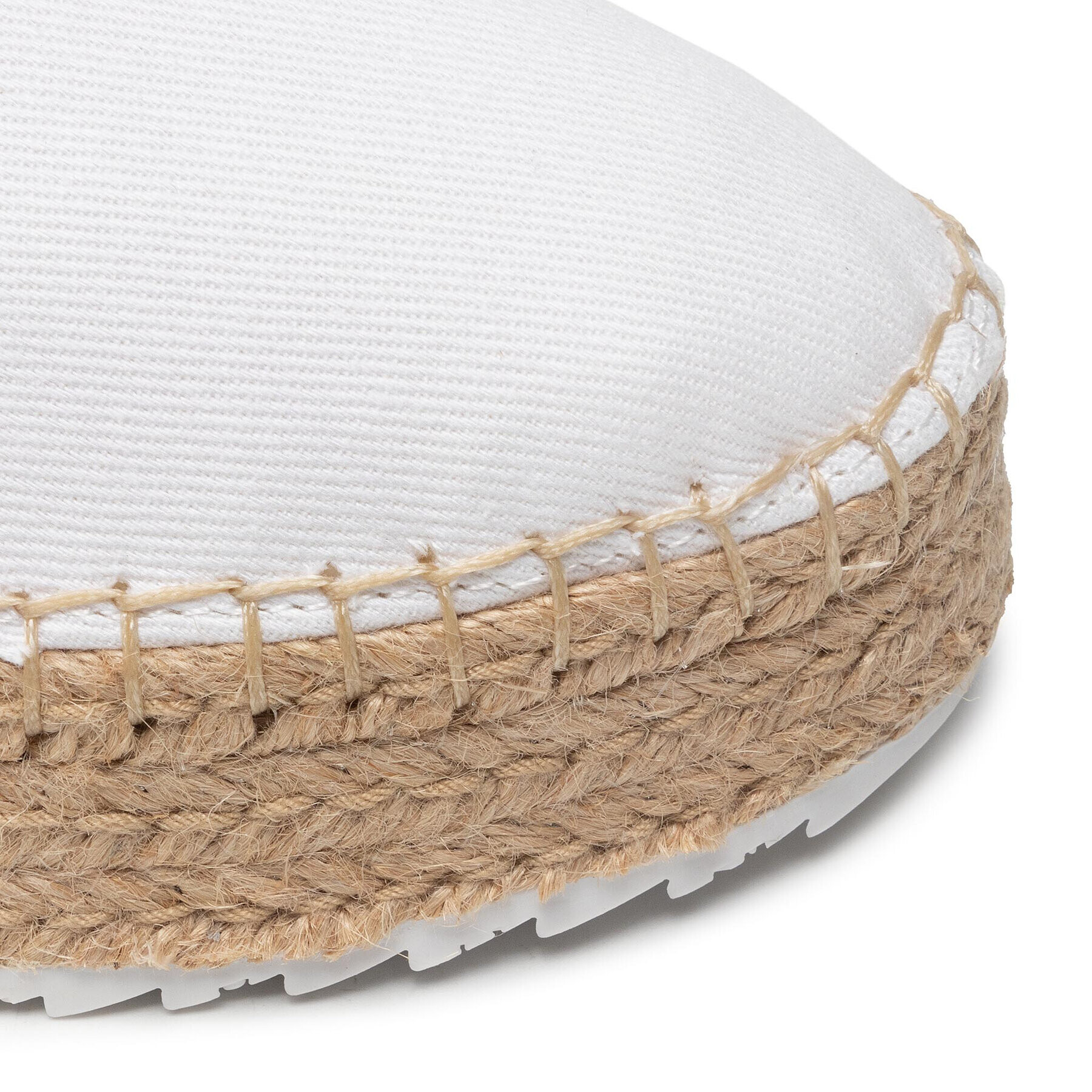 Tommy Jeans Еспадрили Platform Espadrille EN0EN01832 Бял - Pepit.bg