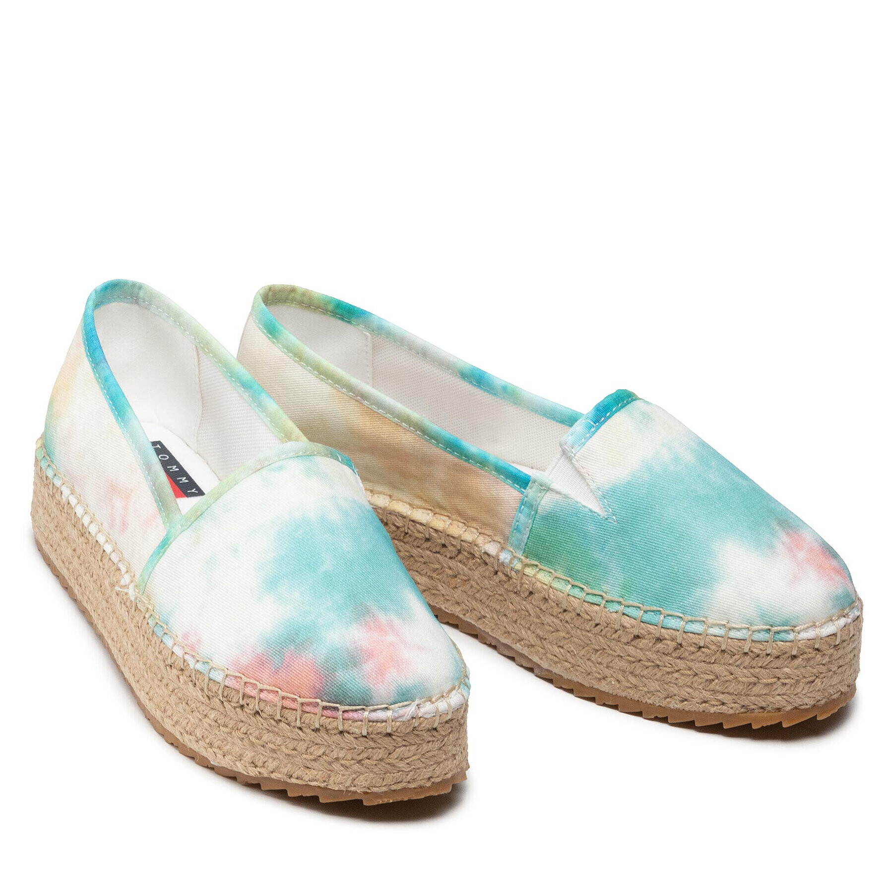 Tommy Jeans Еспадрили Tie Dye Espadrille EN0EN01888 Цветен - Pepit.bg