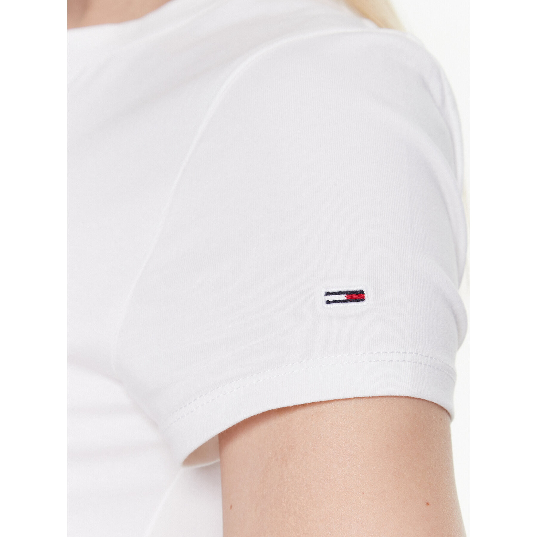 Tommy Jeans Ежедневна рокля Lala 2 DW0DW15357 Бял Slim Fit - Pepit.bg