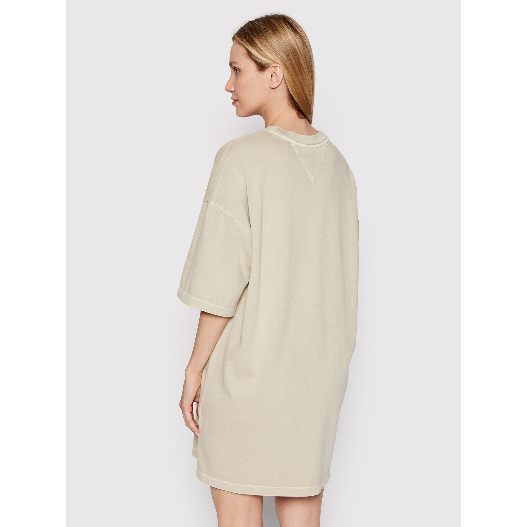 Tommy Jeans Ежедневна рокля DW0DW10370 Бежов Oversize - Pepit.bg