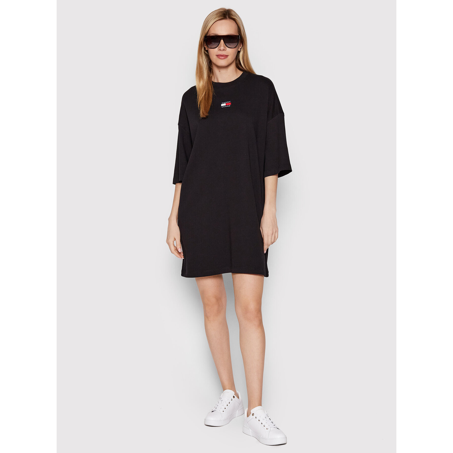 Tommy Jeans Ежедневна рокля DW0DW10370 Черен Oversize - Pepit.bg