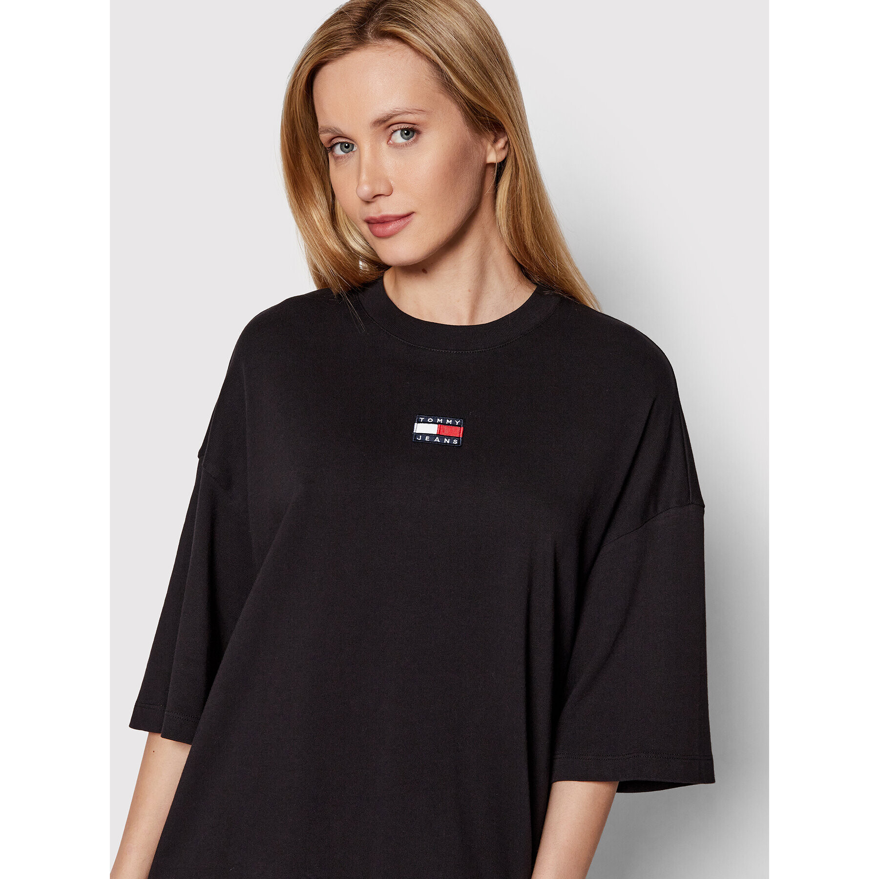 Tommy Jeans Ежедневна рокля DW0DW10370 Черен Oversize - Pepit.bg