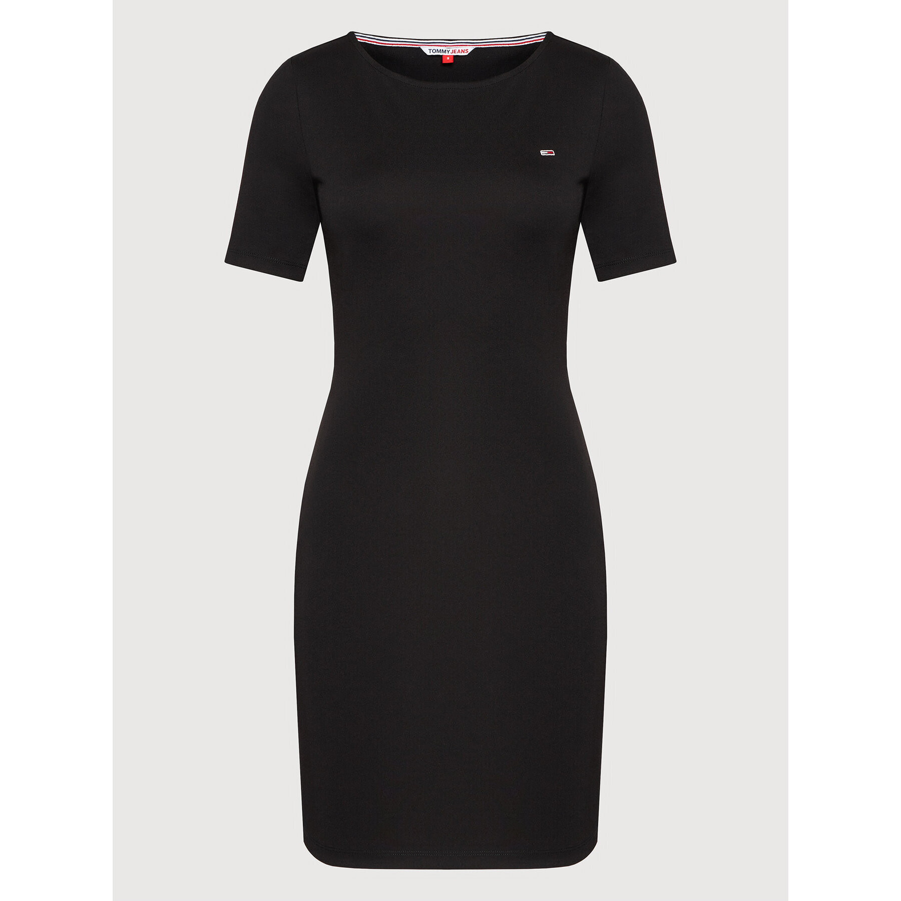 Tommy Jeans Ежедневна рокля Tjw Bodycon Tape DW0DW10650 Черен Slim Fit - Pepit.bg