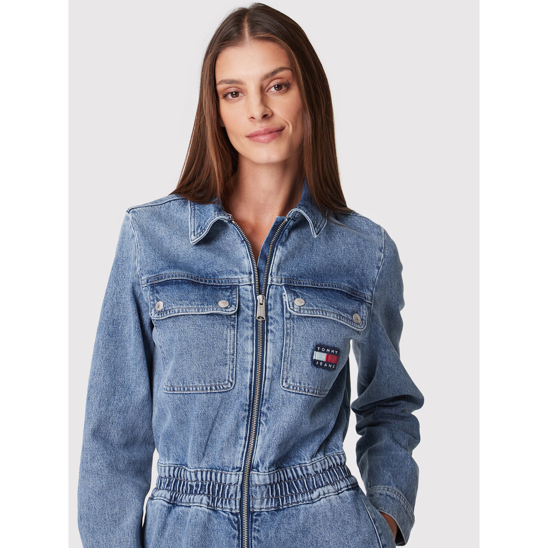 Tommy Jeans Гащеризон DW0DW14659 Син Mom Fit - Pepit.bg