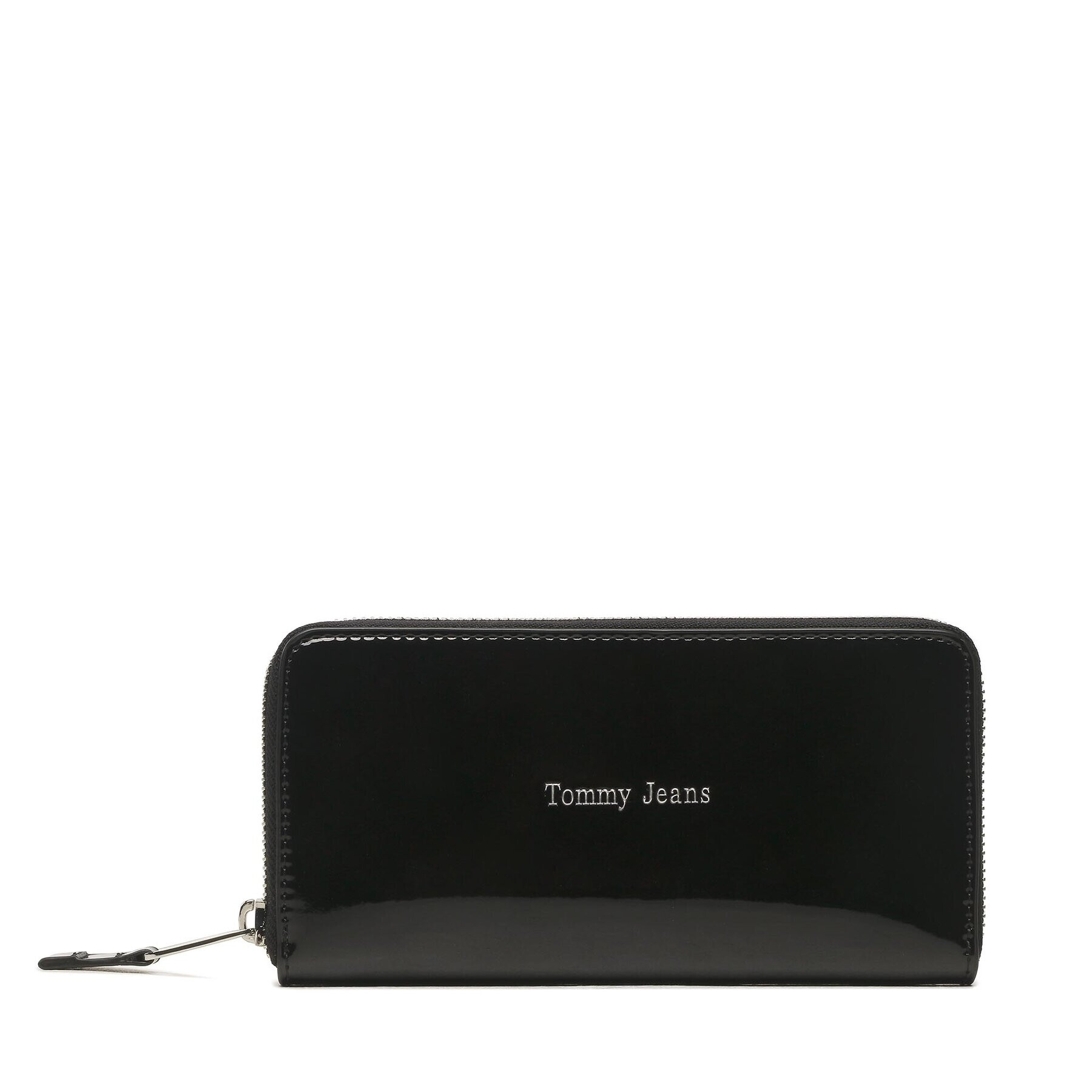 Tommy Jeans Голям дамски портфейл Tjw Must Large Za Patent AW0AW14975 Черен - Pepit.bg