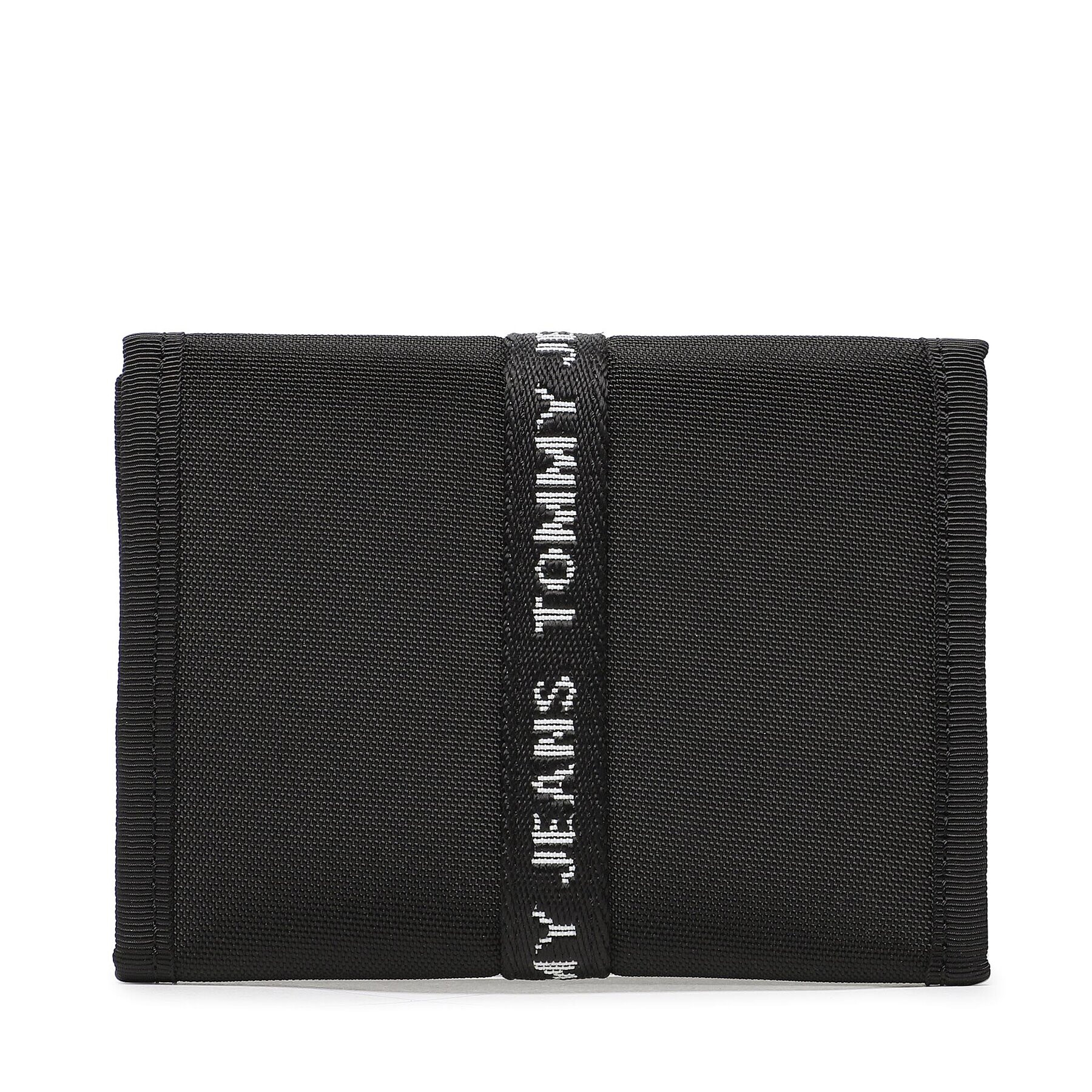 Tommy Jeans Голям мъжки портфейл Tjm Essential Nylon Trifold AM0AM11220 Черен - Pepit.bg