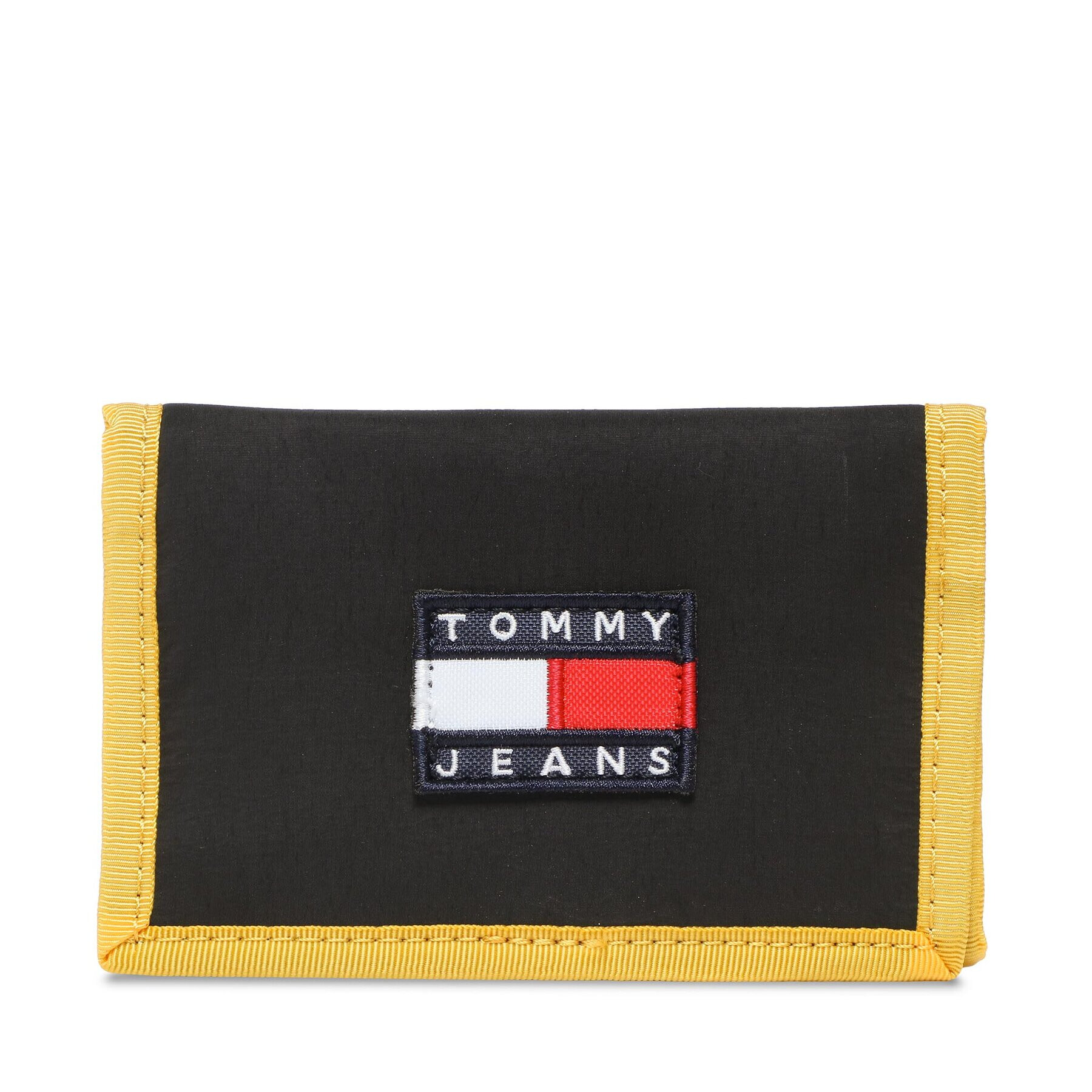 Tommy Jeans Голям мъжки портфейл Tjm Heritage Trifold AM0AM10637 Черен - Pepit.bg