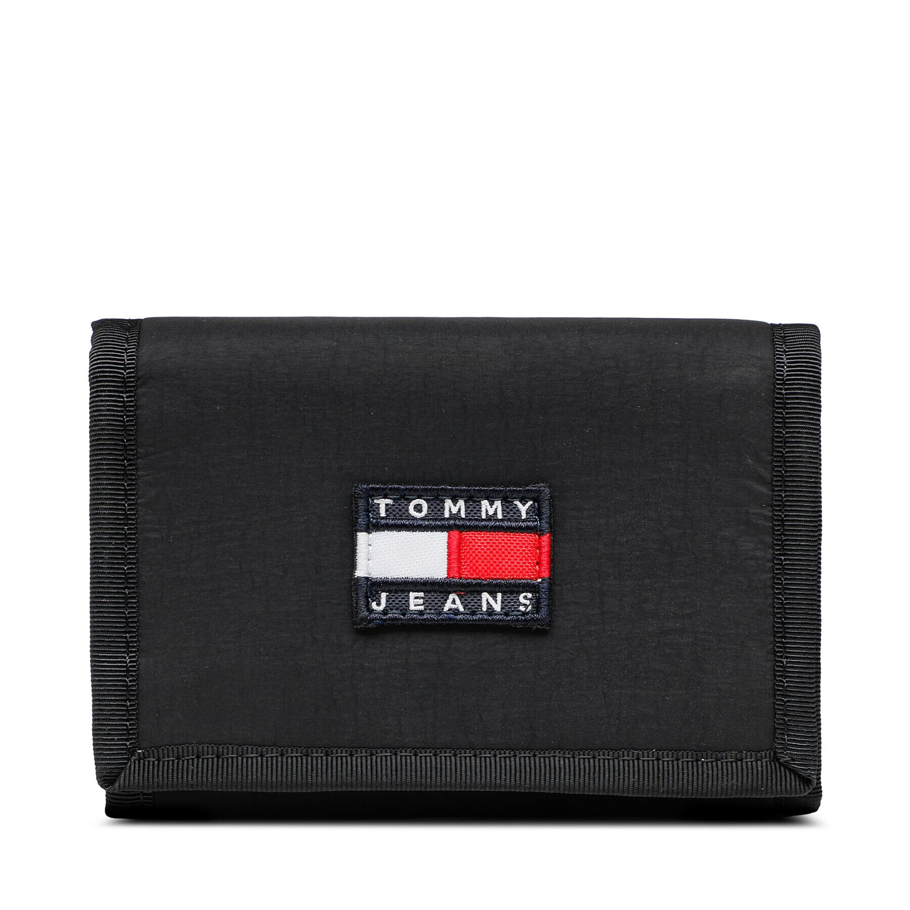 Tommy Jeans Голям мъжки портфейл Tjm Heritage Trifold AM0AM11032 Черен - Pepit.bg