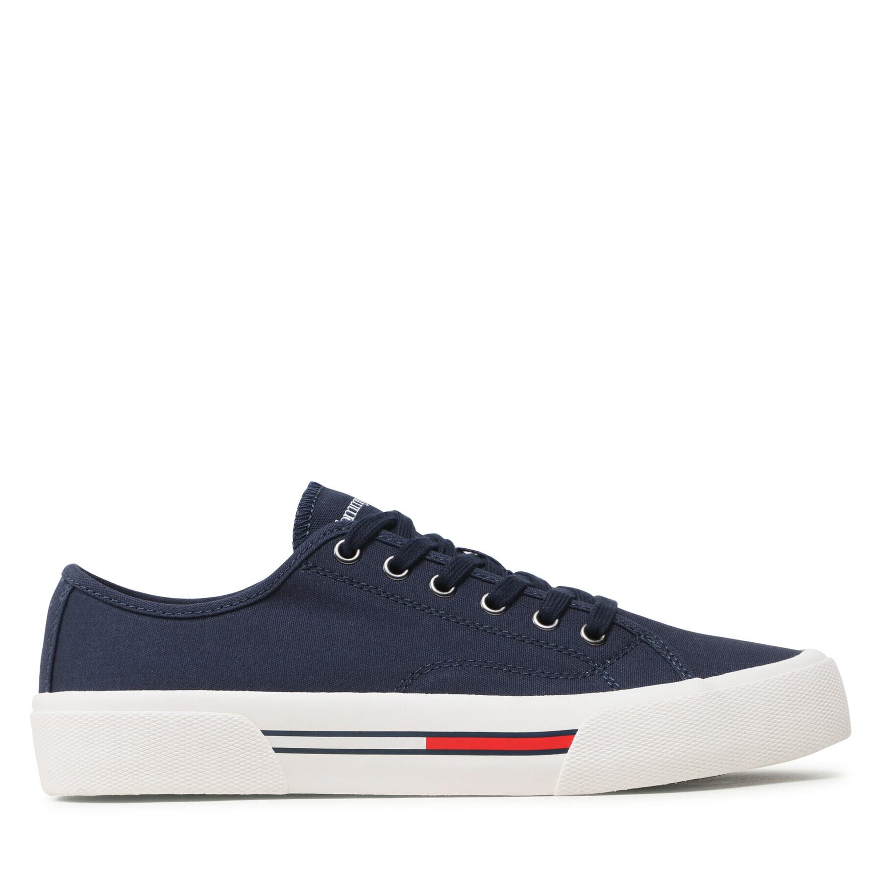 Tommy Jeans Гуменки Canvas Sneaker EM0EM01299 Тъмносин - Pepit.bg
