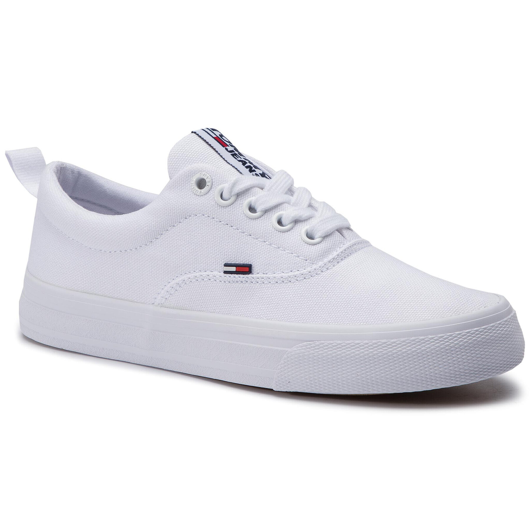 Tommy Jeans Гуменки Classic Sneaker EN0EN00540 Бял - Pepit.bg