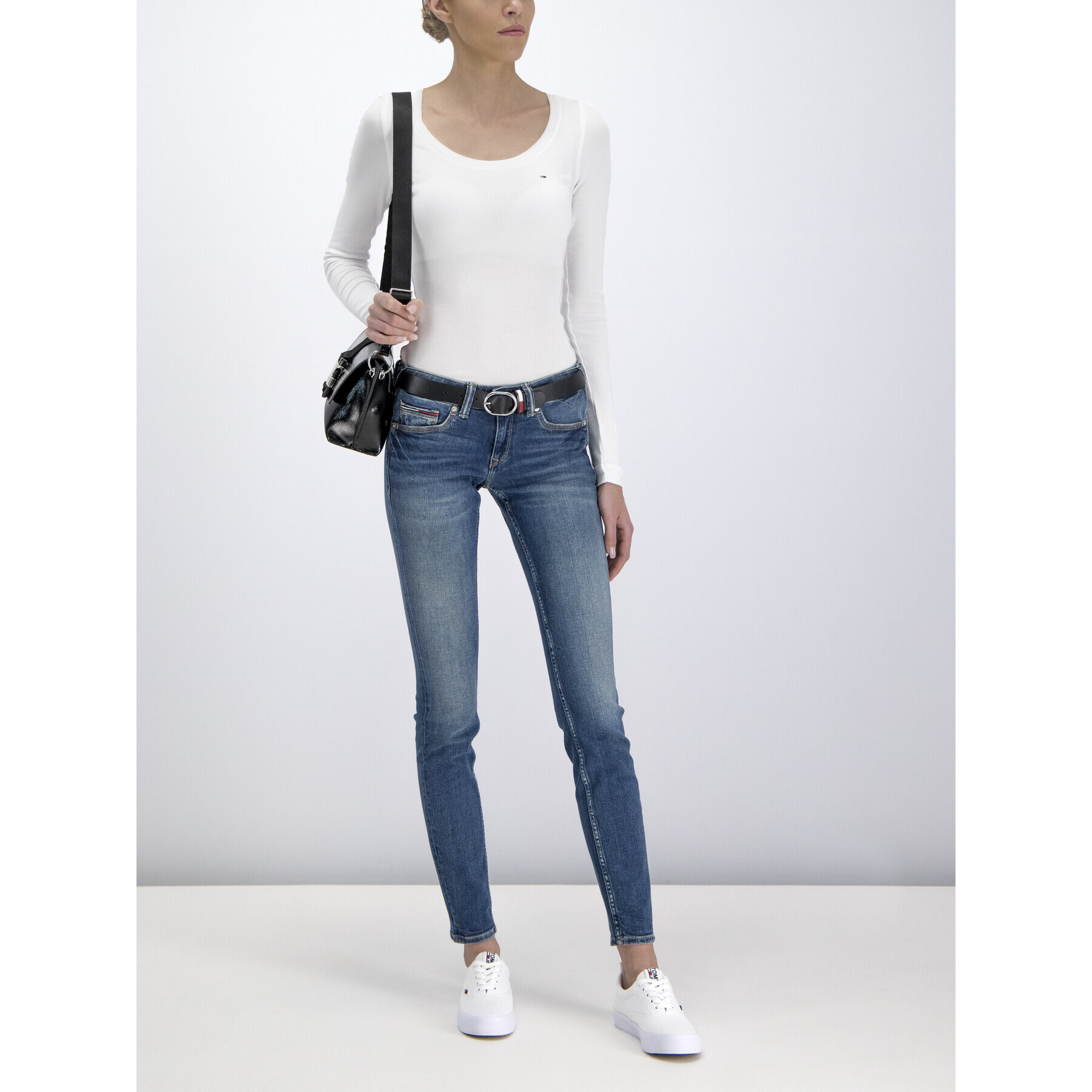 Tommy Jeans Гуменки Classic Sneaker EN0EN00540 Бял - Pepit.bg