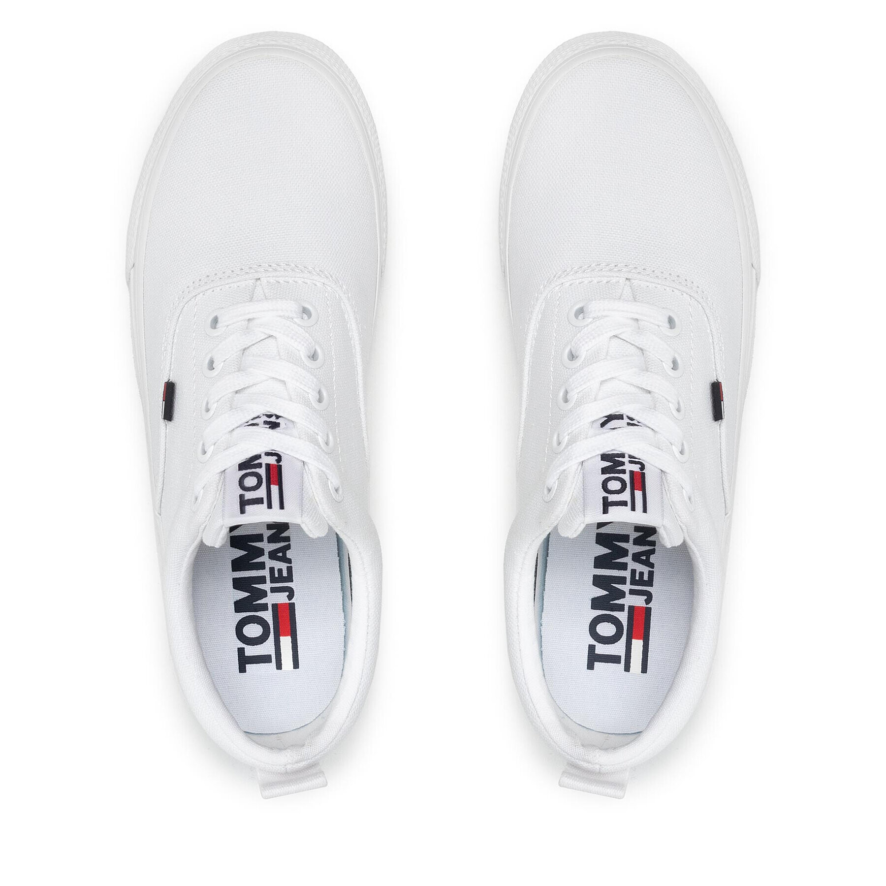 Tommy Jeans Гуменки Classic Sneaker EN0EN00986 Бял - Pepit.bg