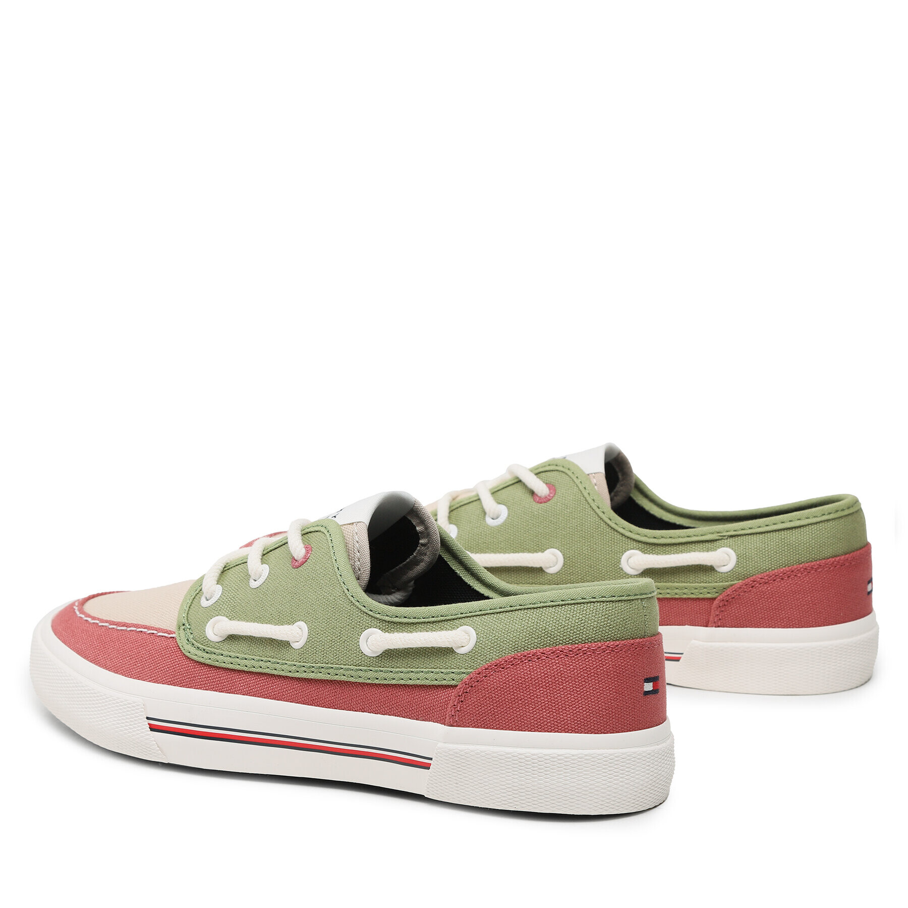 Tommy Jeans Гуменки Core Boat Shoe Canvas FM0FM04510 Цветен - Pepit.bg