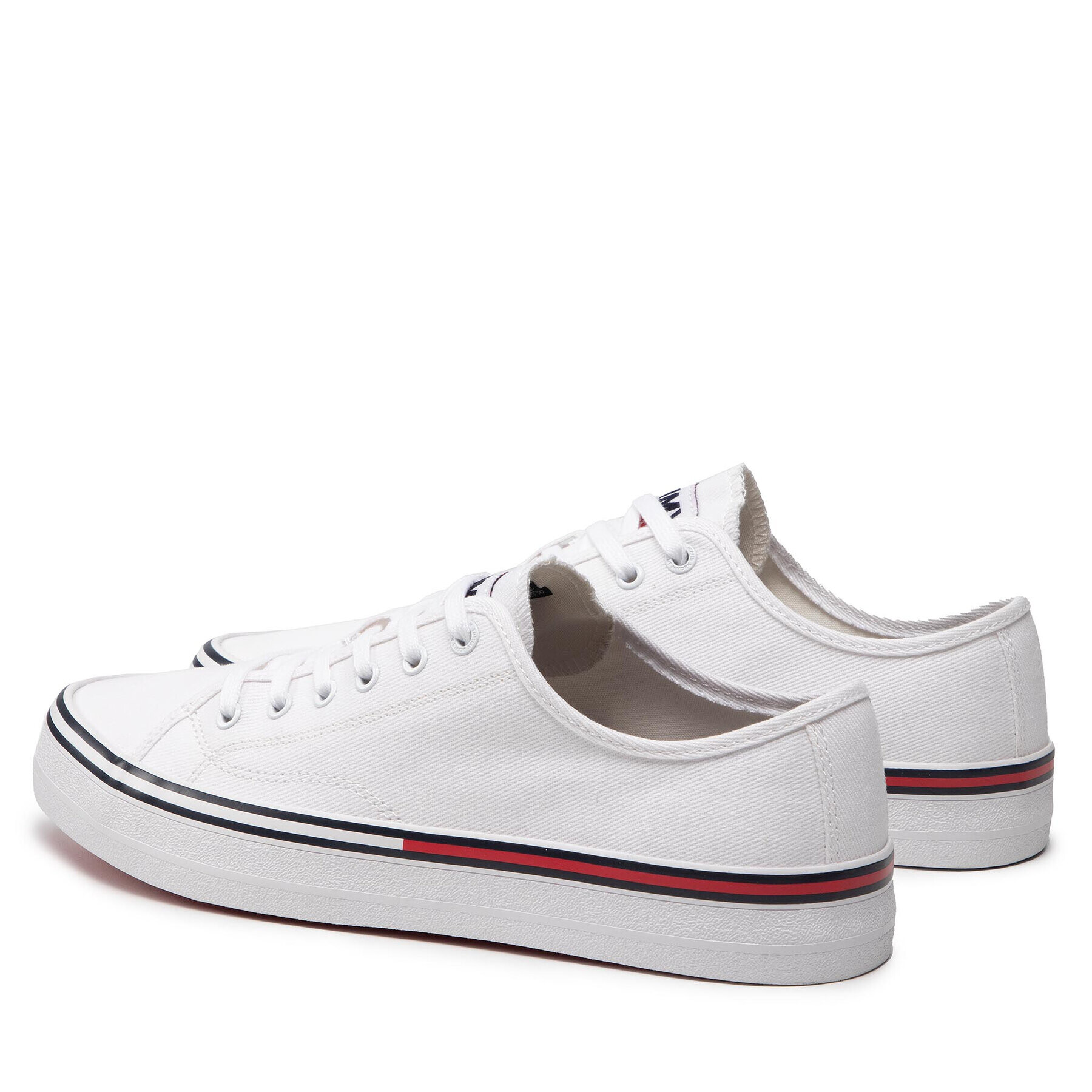 Tommy Jeans Гуменки Essential Low Cut EM0EM00962 Бял - Pepit.bg