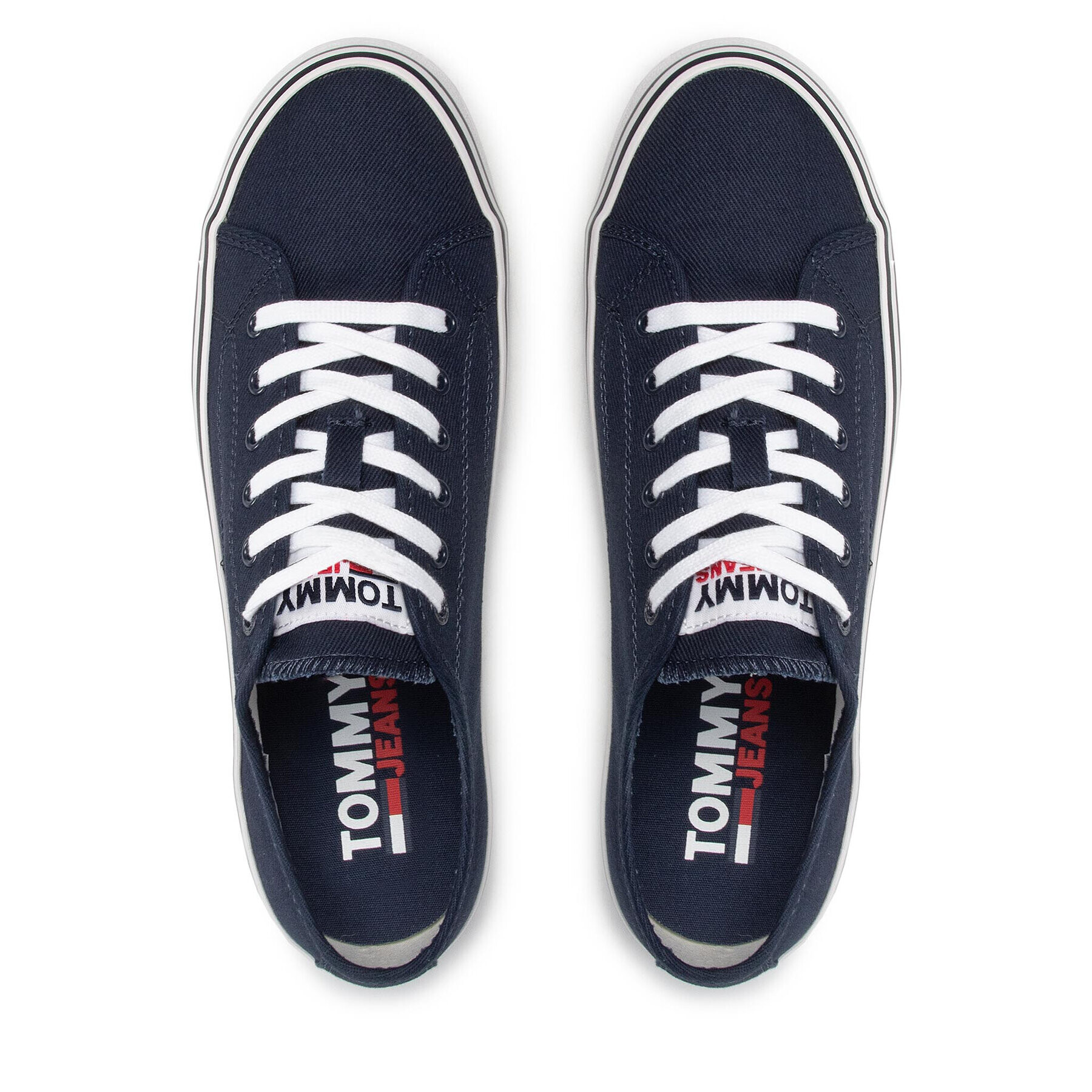 Tommy Jeans Гуменки Essential Low Cut EM0EM00962 Тъмносин - Pepit.bg