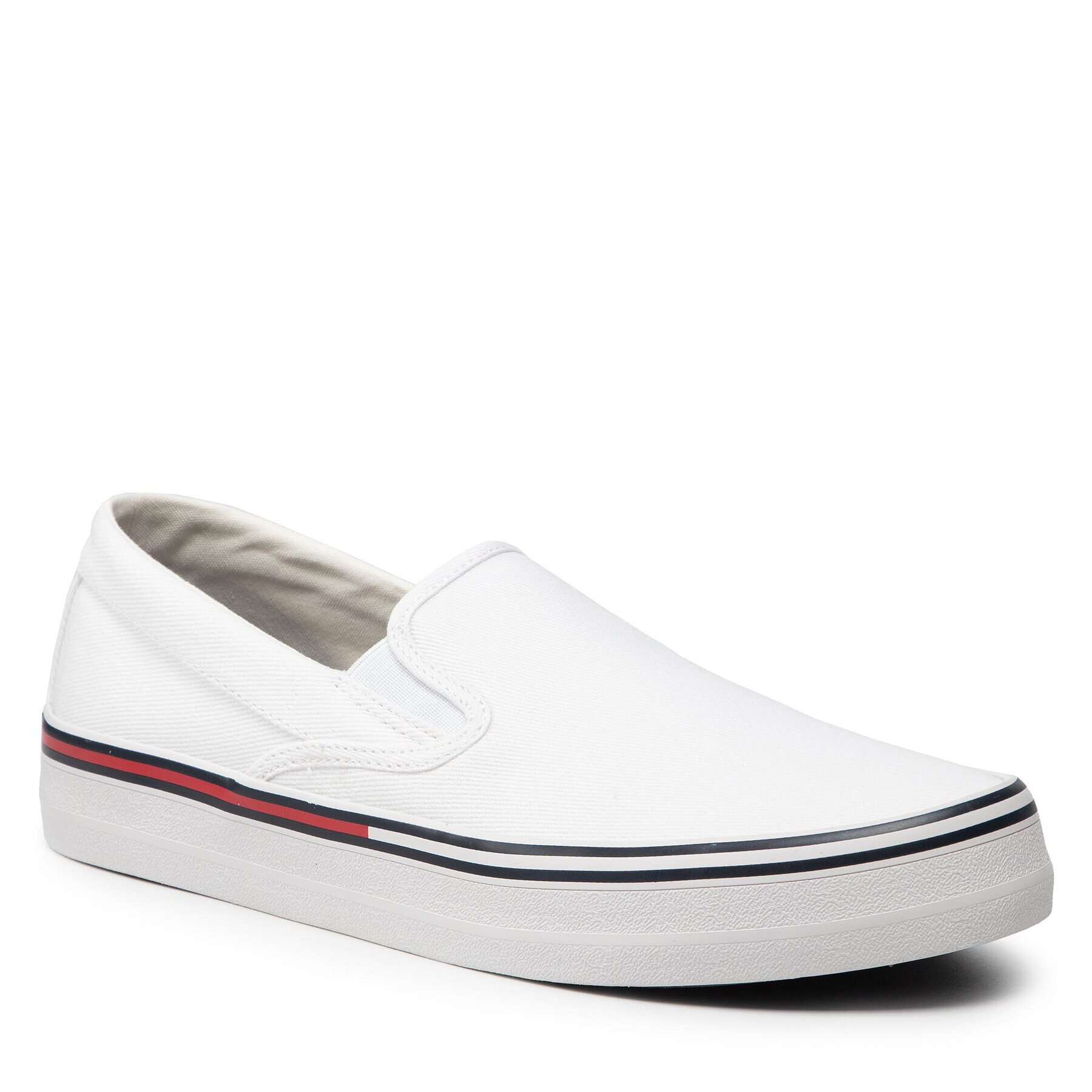 Tommy Jeans Гуменки Essential Slipon EM0EM00961 Бял - Pepit.bg