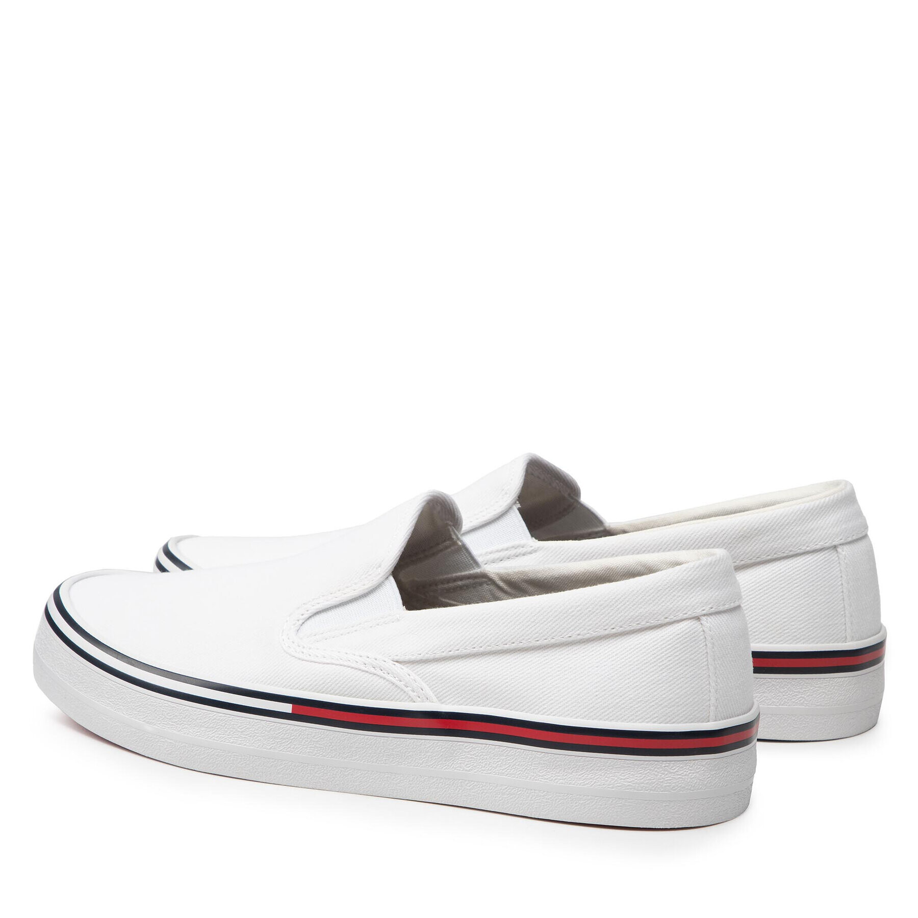 Tommy Jeans Гуменки Essential Slipon EM0EM00961 Бял - Pepit.bg