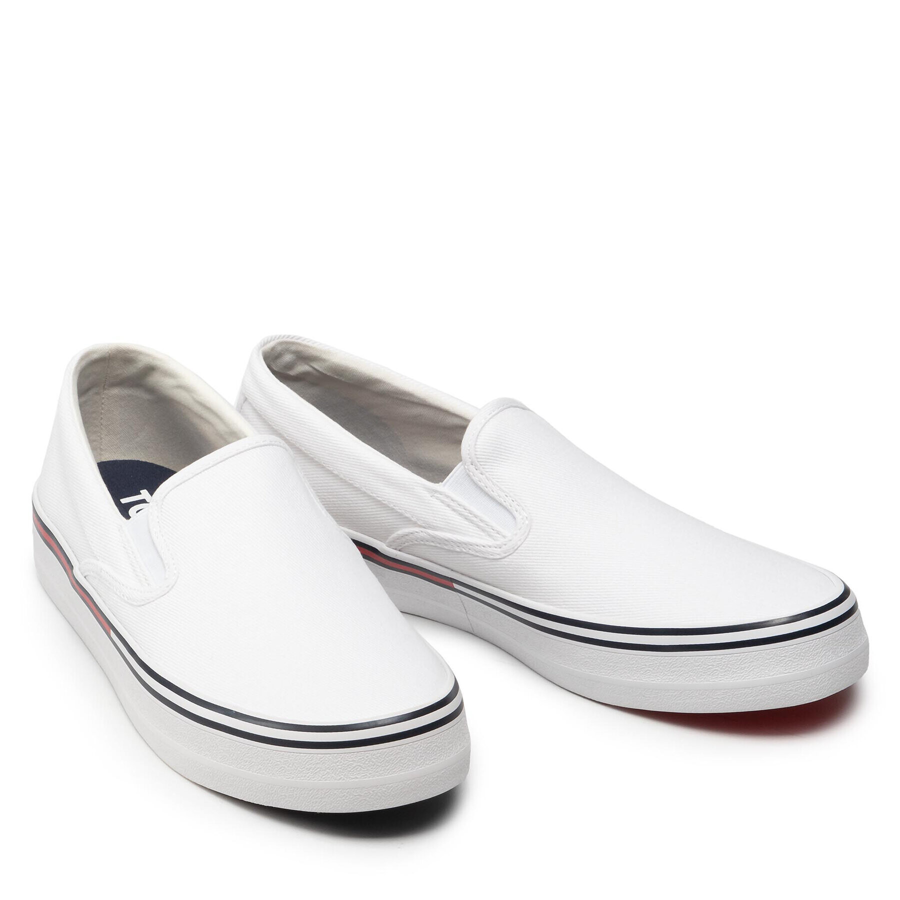 Tommy Jeans Гуменки Essential Slipon EM0EM00961 Бял - Pepit.bg