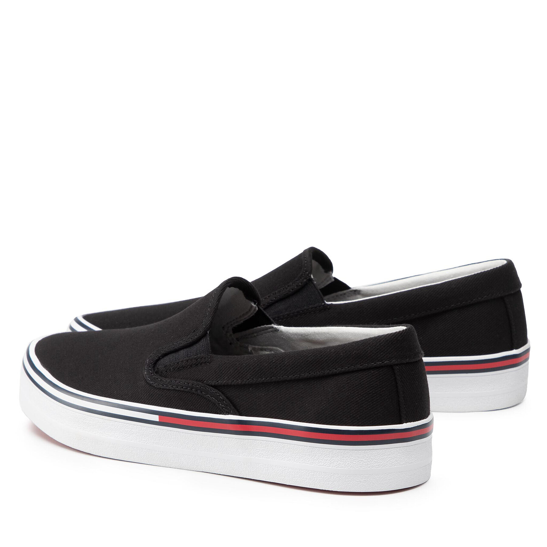 Tommy Jeans Гуменки Essential Slipon EM0EM00961 Черен - Pepit.bg