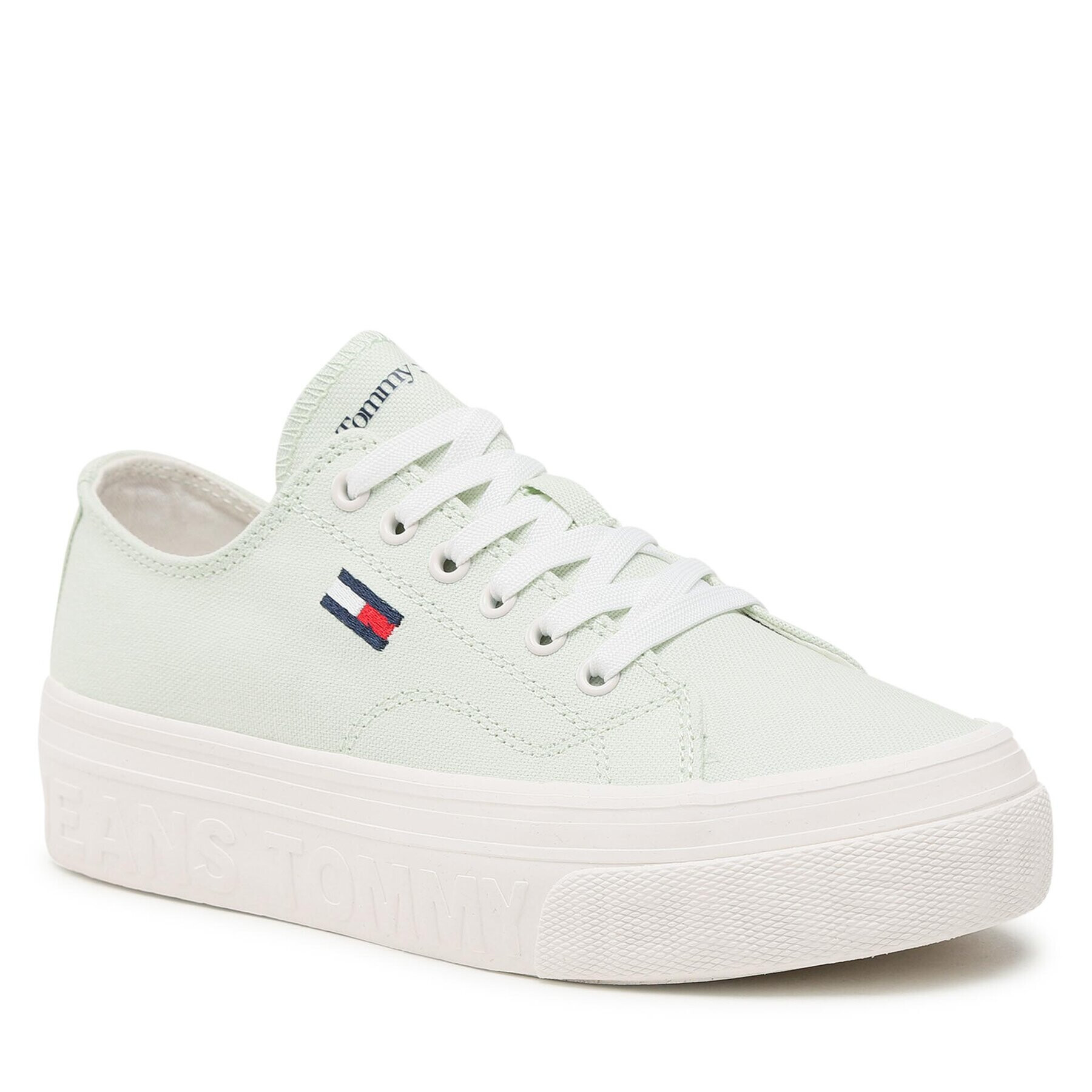 Tommy Jeans Гуменки Flatform EN0EN02173 Зелен - Pepit.bg
