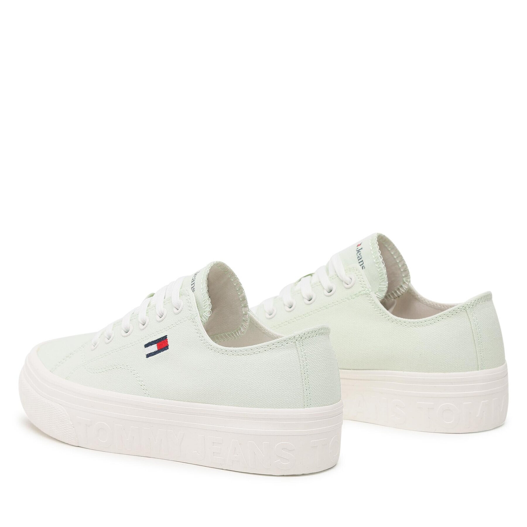 Tommy Jeans Гуменки Flatform EN0EN02173 Зелен - Pepit.bg