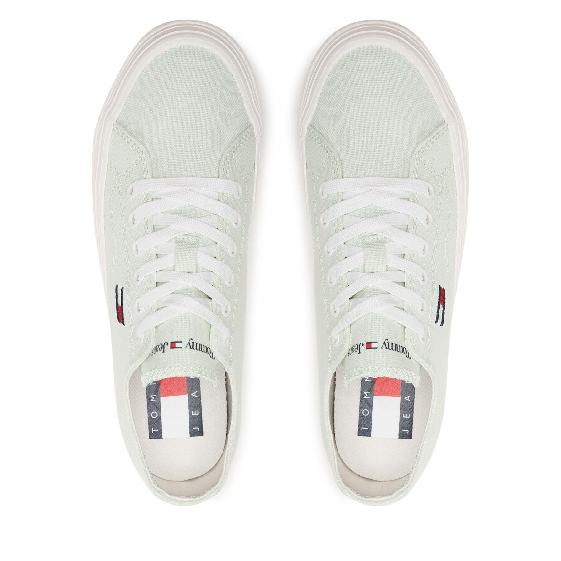 Tommy Jeans Гуменки Flatform EN0EN02173 Зелен - Pepit.bg
