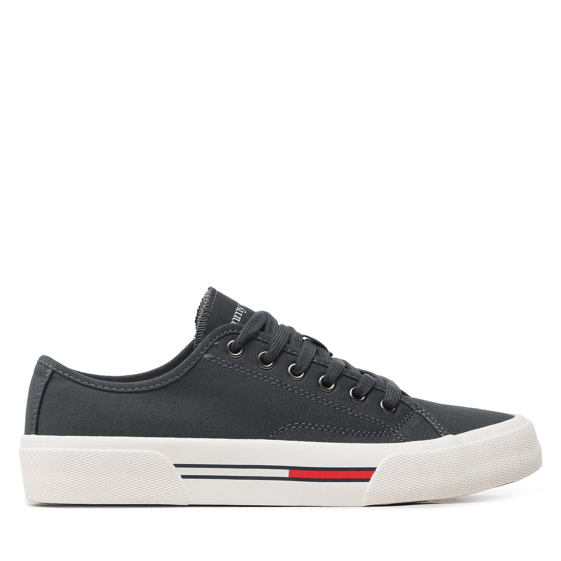 Tommy Jeans Гуменки Lace Up Canvas Color EM0EM01155 Сив - Pepit.bg