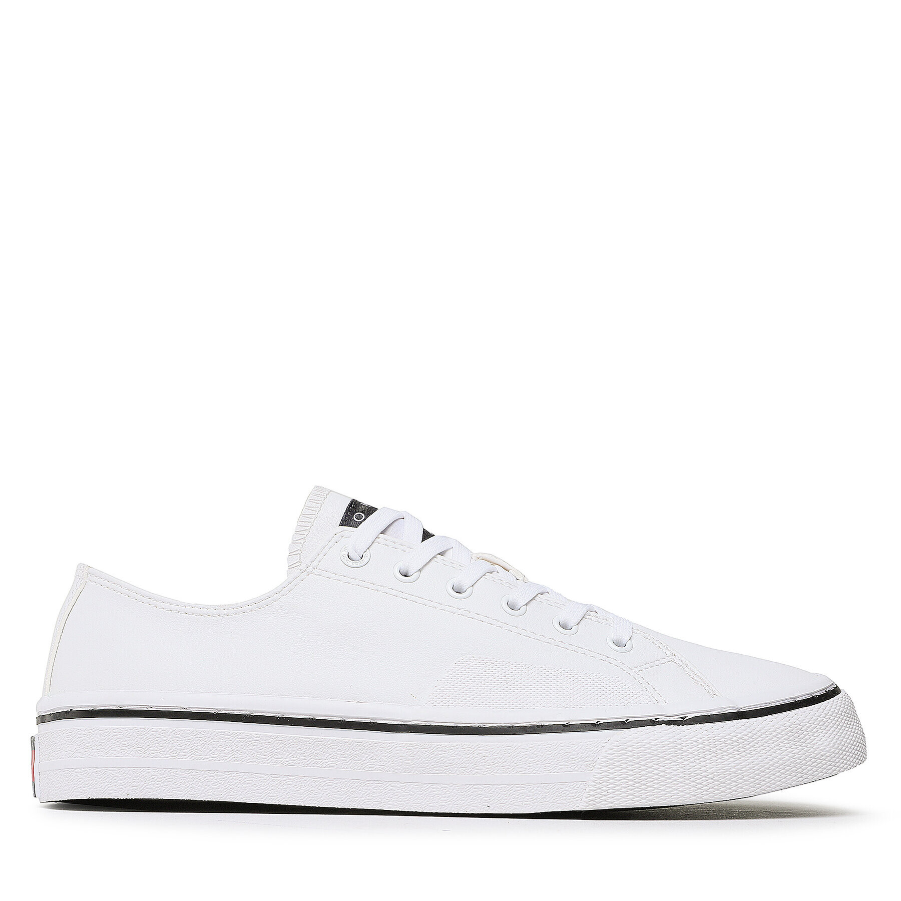 Tommy Jeans Гуменки Lace Vulc Ess EM0EM01047 Бял - Pepit.bg