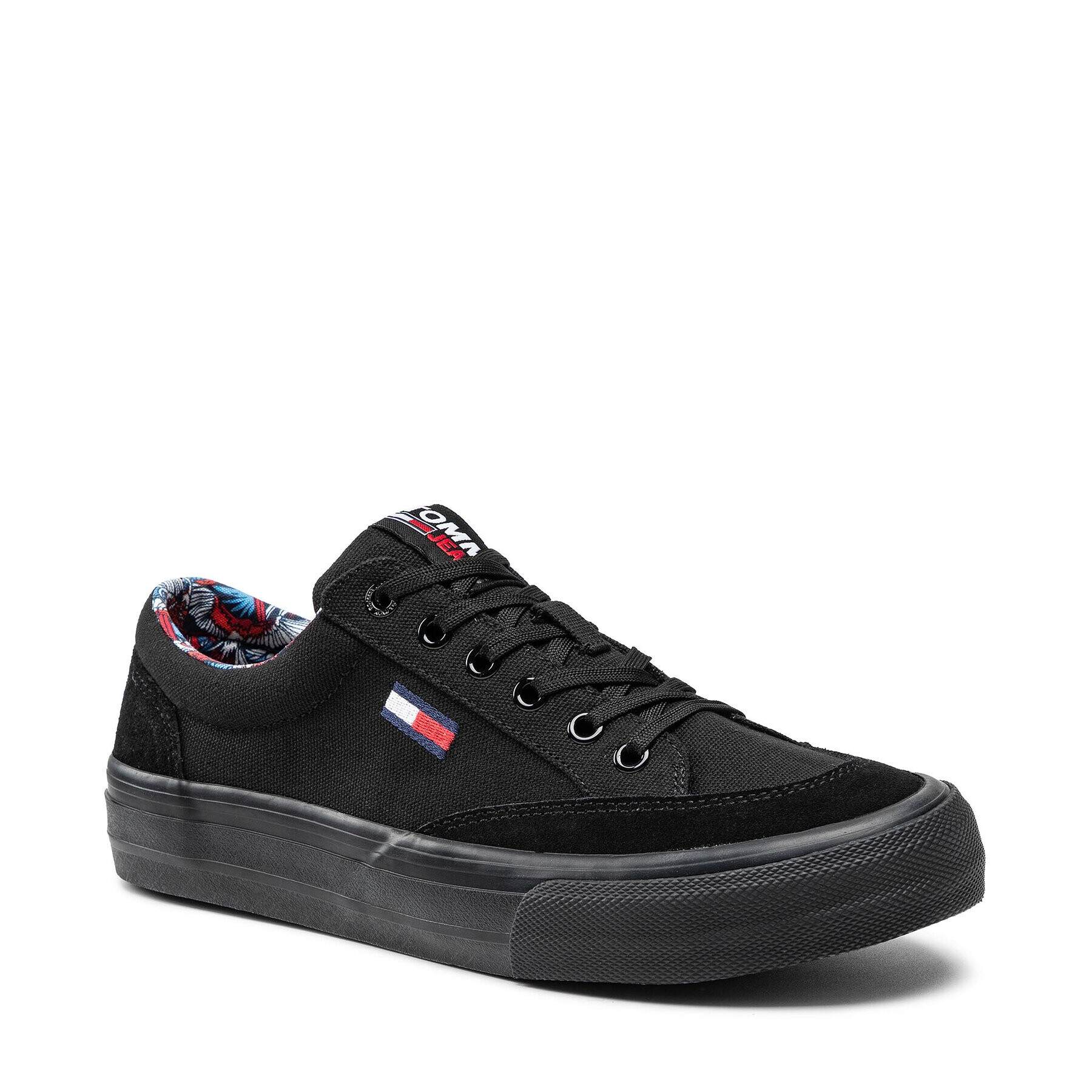 Tommy Jeans Гуменки Skate Vulc Tjm EM0EM00735 Черен - Pepit.bg