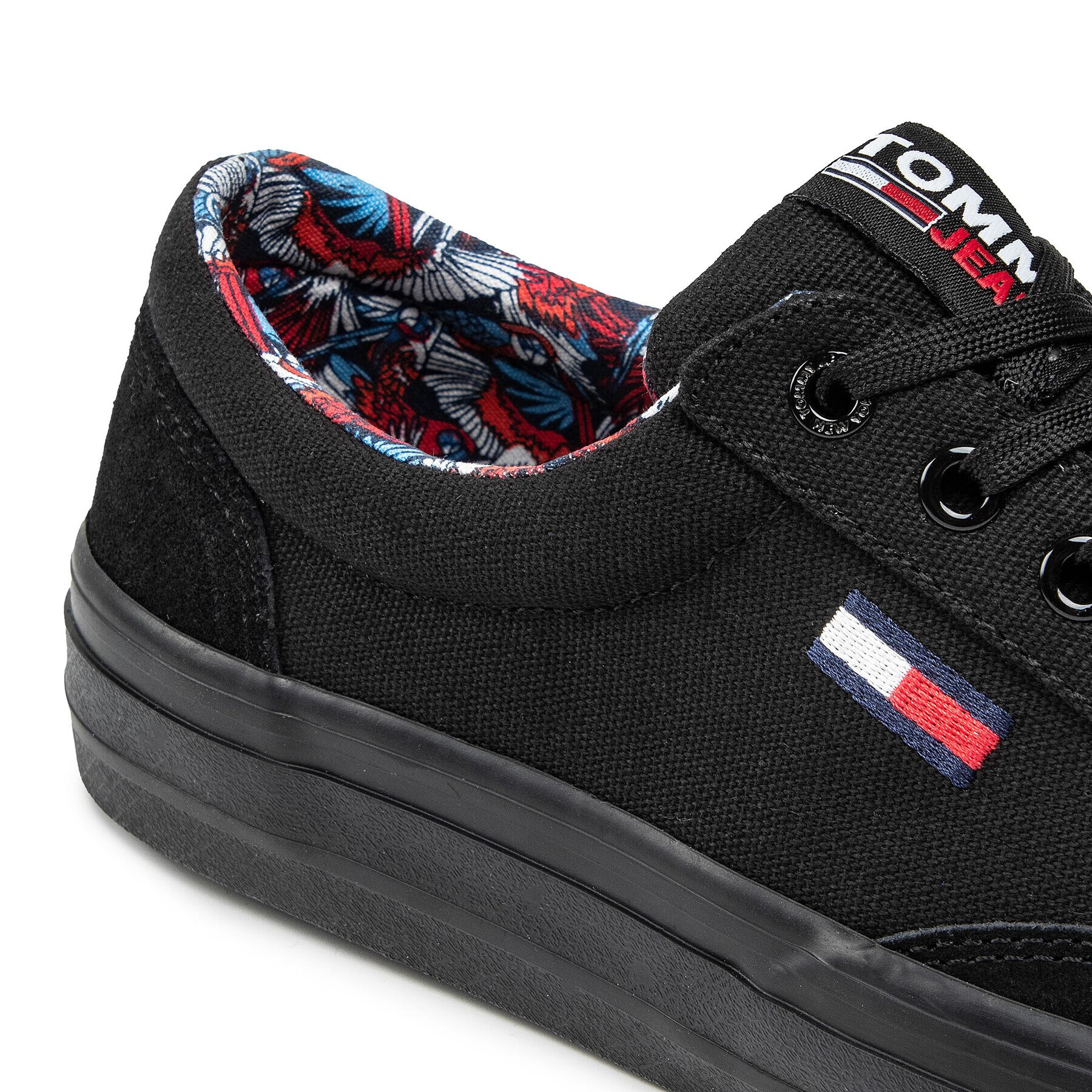 Tommy Jeans Гуменки Skate Vulc Tjm EM0EM00735 Черен - Pepit.bg