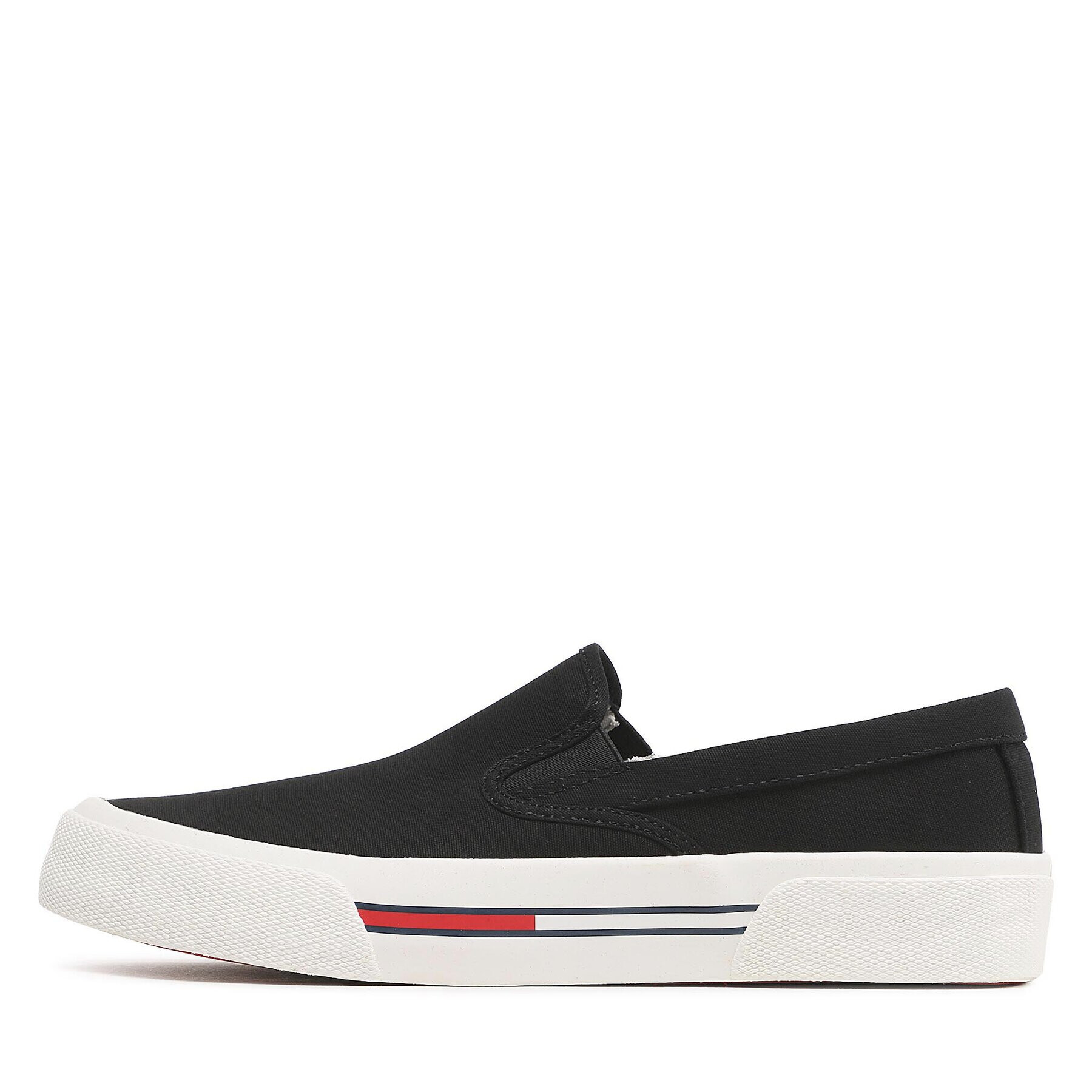 Tommy Jeans Гуменки Slip On Canvas Color EM0EM01156 Черен - Pepit.bg