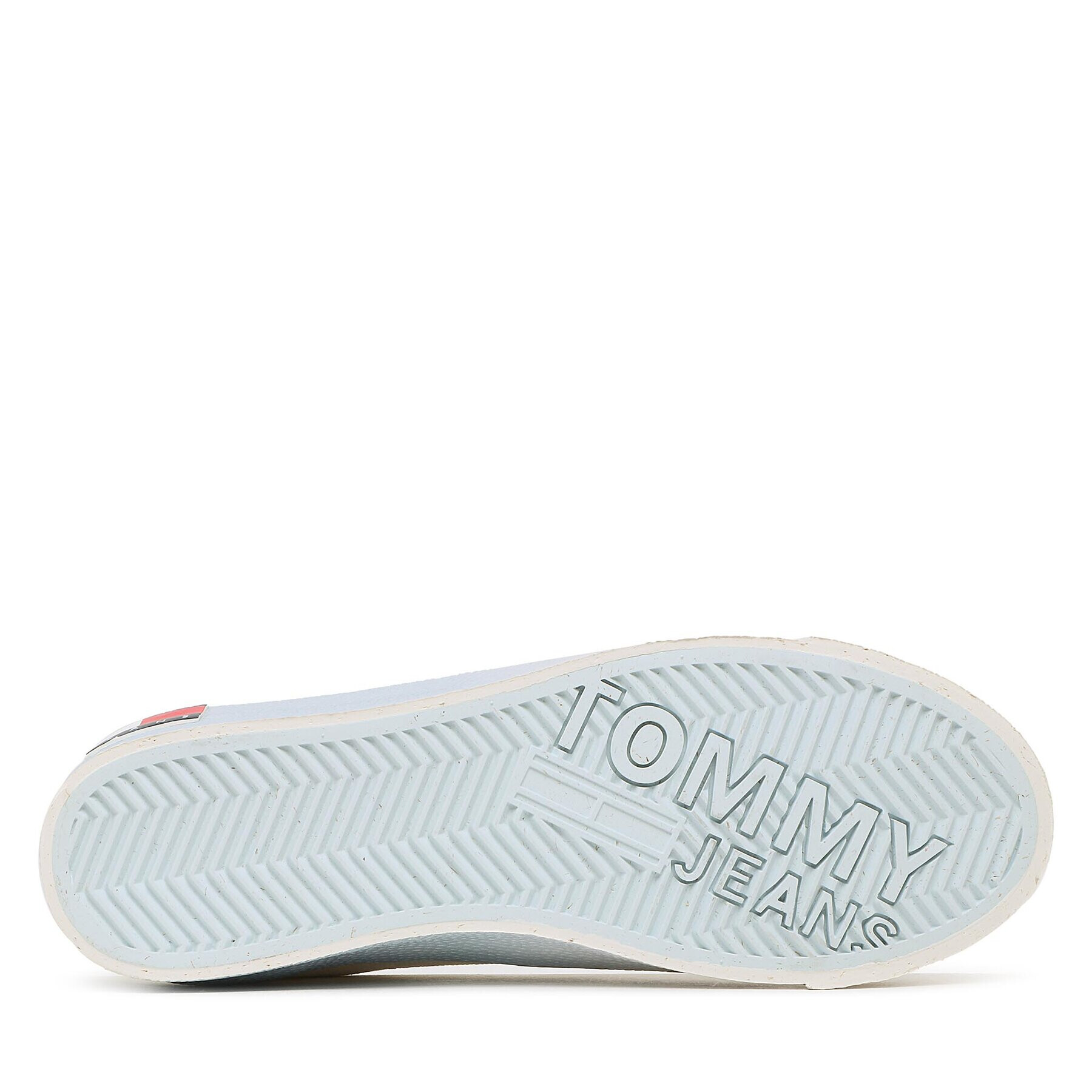 Tommy Jeans Гуменки Vulc Flatform Canvas EN0EN02096 Бял - Pepit.bg