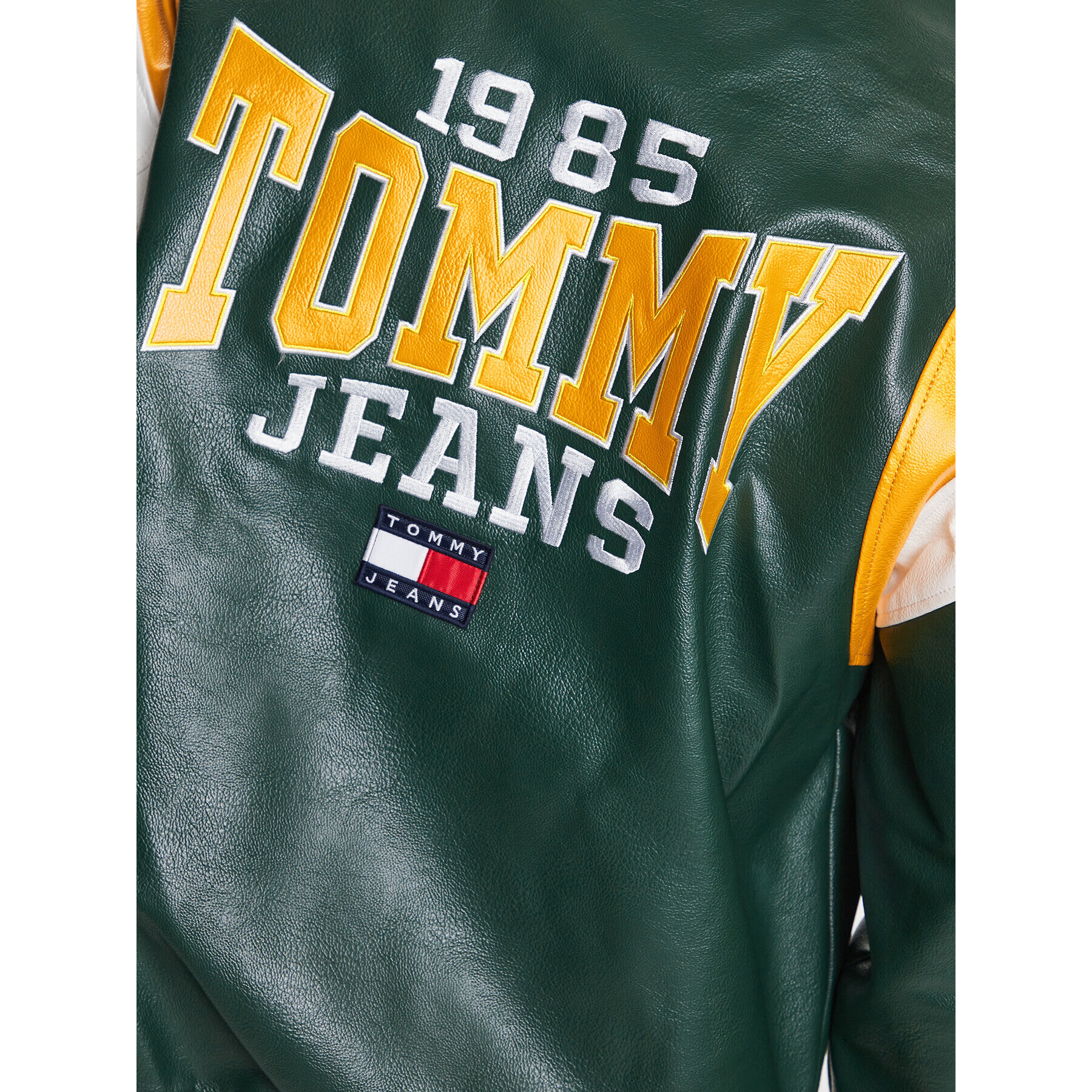 Tommy Jeans Яке бомбър DM0DM16627 Зелен Relaxed Fit - Pepit.bg