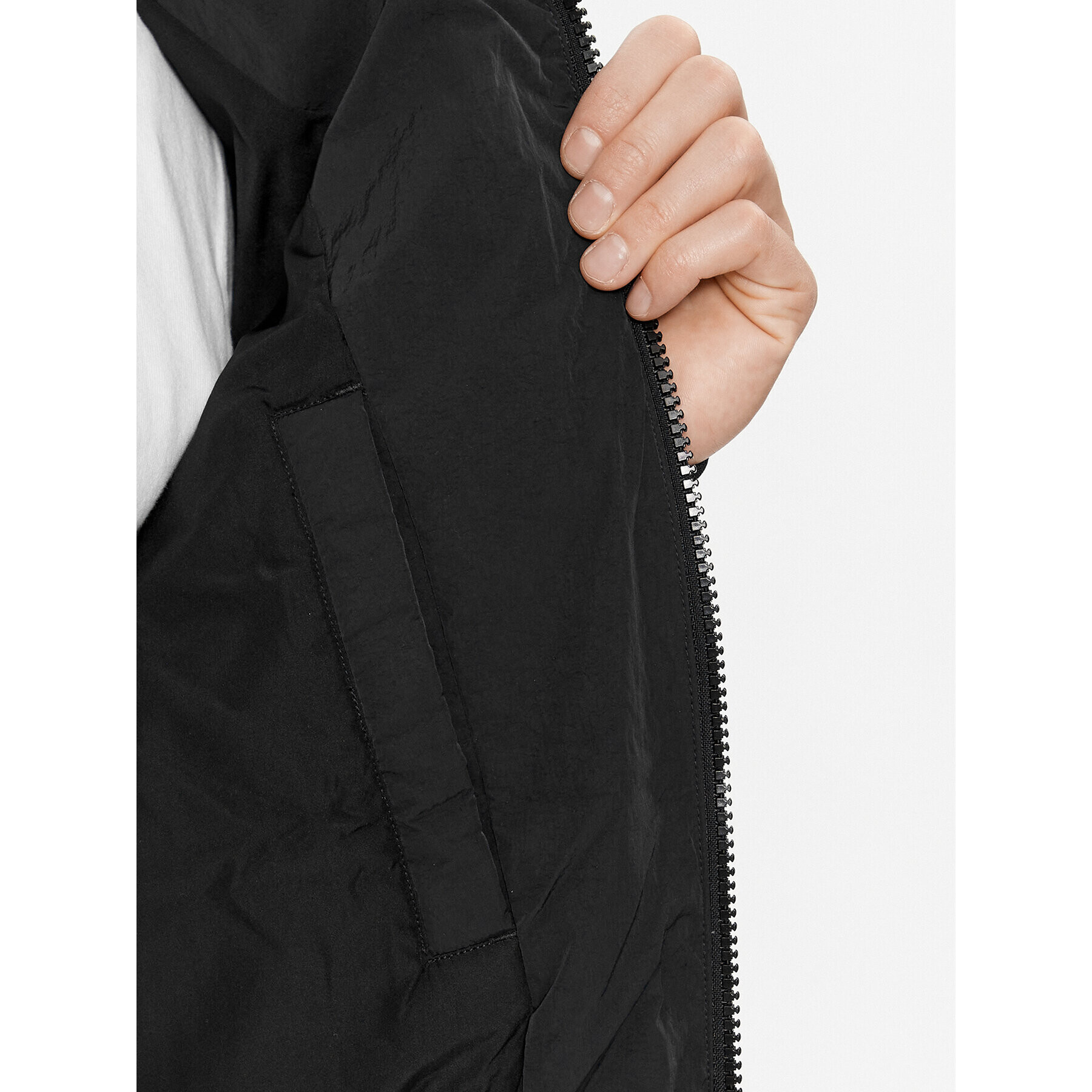 Tommy Jeans Яке бомбър DM0DM17479 Черен Relaxed Fit - Pepit.bg