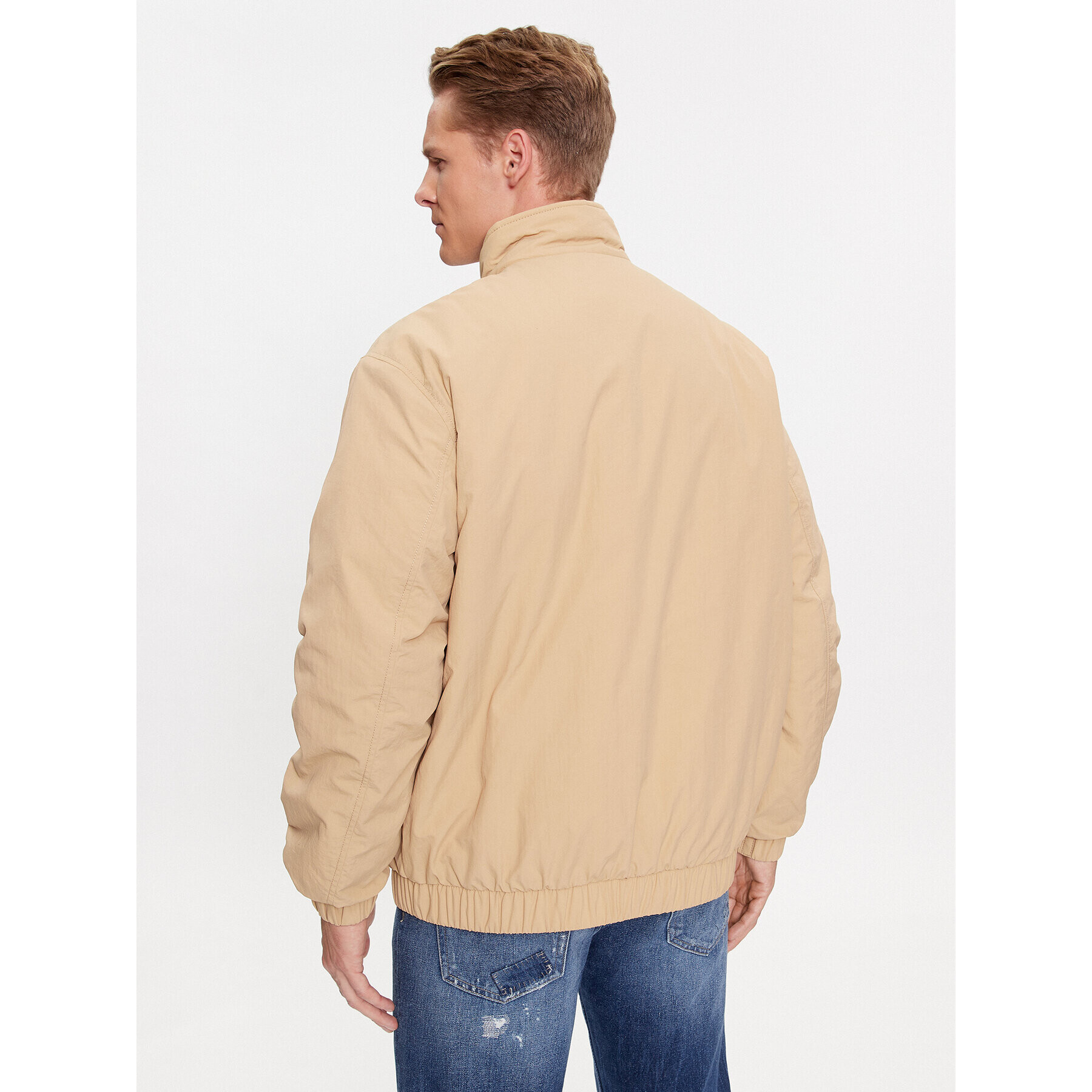 Tommy Jeans Яке бомбър Essential DM0DM17238 Бежов Relaxed Fit - Pepit.bg