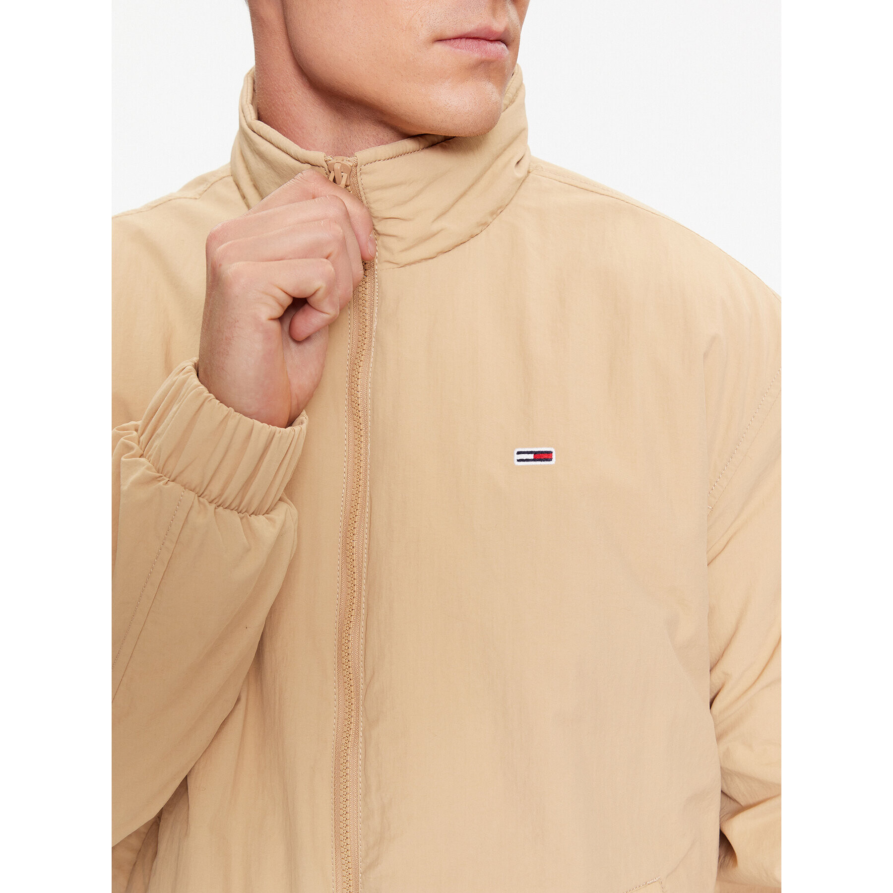 Tommy Jeans Яке бомбър Essential DM0DM17238 Бежов Relaxed Fit - Pepit.bg