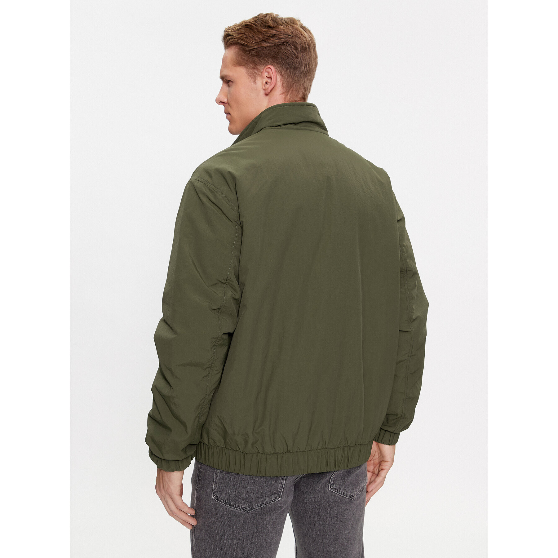 Tommy Jeans Яке бомбър Essential DM0DM17238 Зелен Relaxed Fit - Pepit.bg