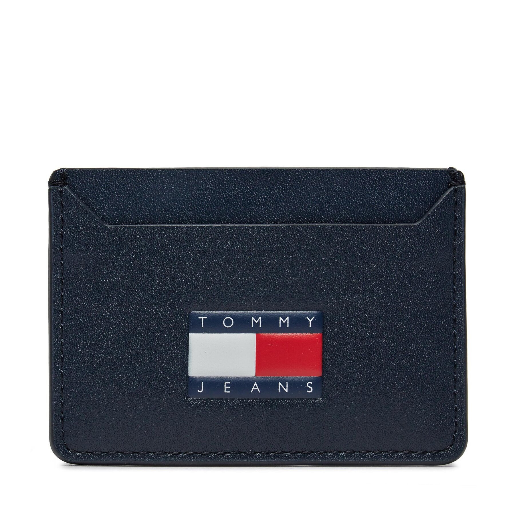 Tommy Jeans Калъф за кредитни карти Tjm Heritage Leather Cc Holder AM0AM12085 Тъмносин - Pepit.bg