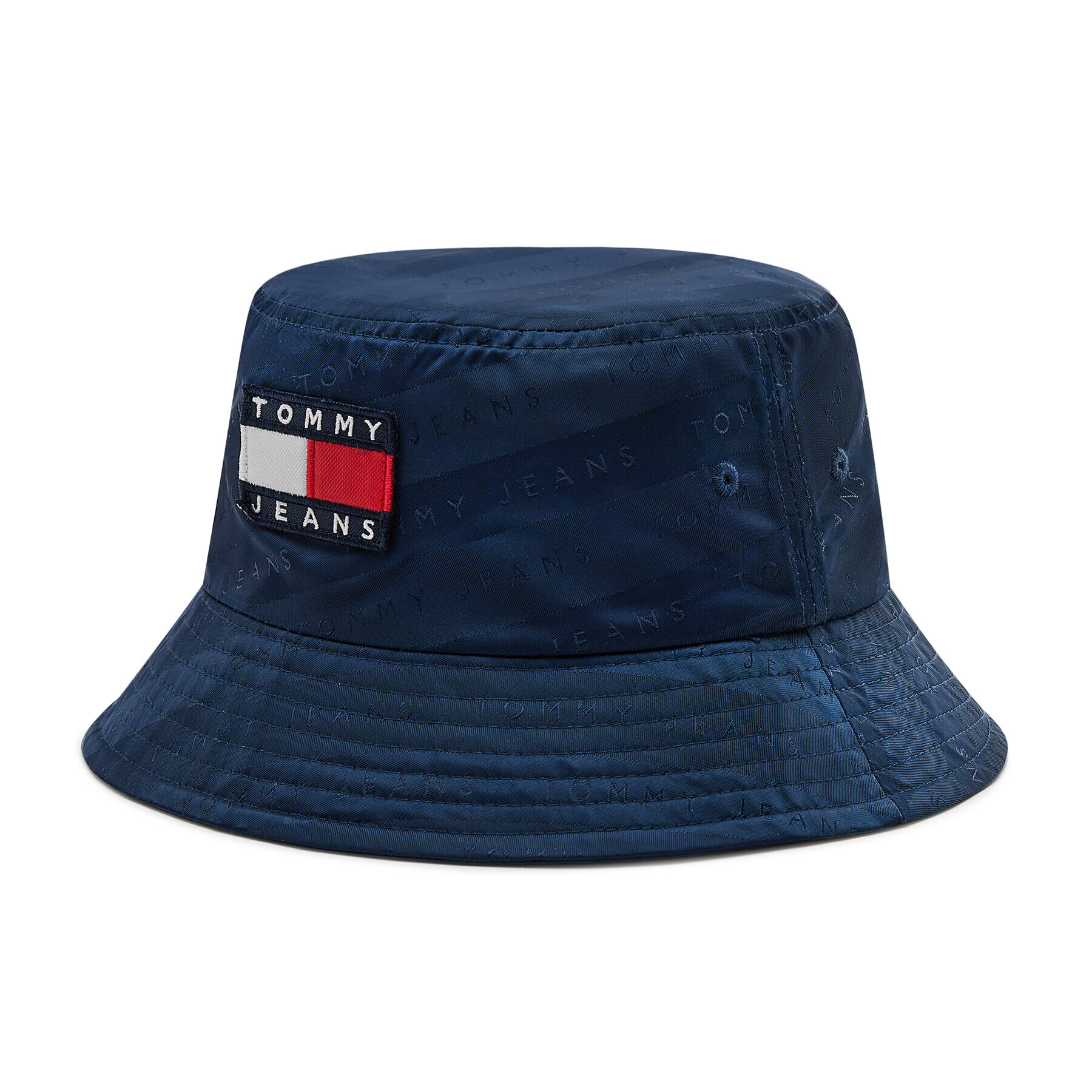 Tommy Jeans Капела Bucket TjW Heritage Jaquard Bucket AW0AW10826 Тъмносин - Pepit.bg