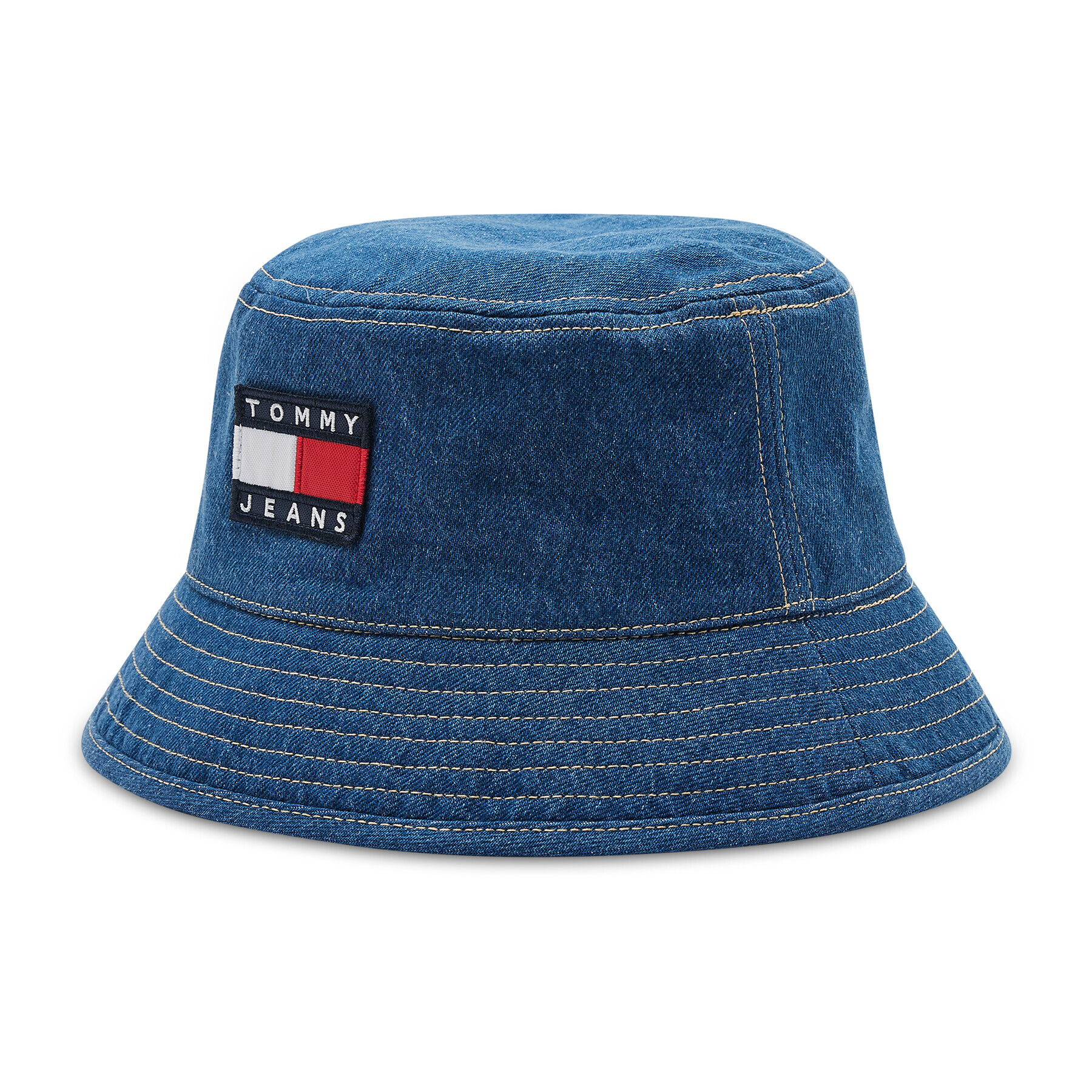 Tommy Jeans Капела Denim Bucket AM0AM09584 Син - Pepit.bg